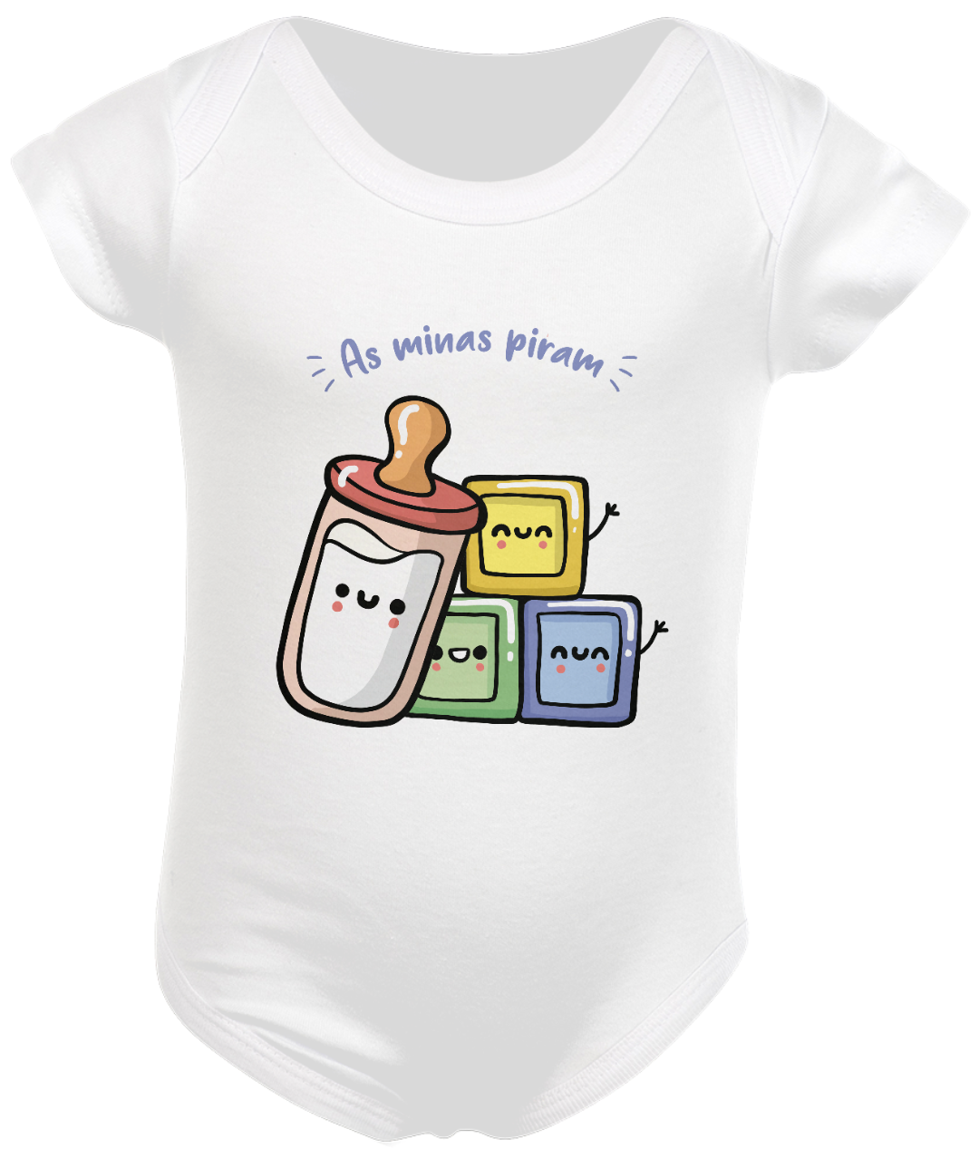 Nome do produto  Body bebê - As minas piram