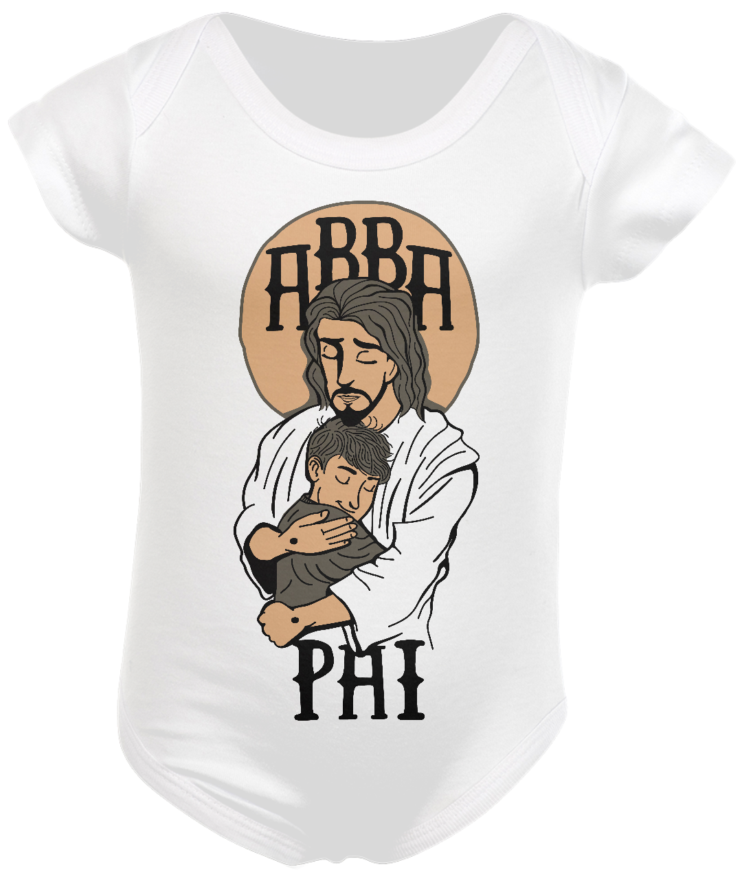 Nome do produto  Body Infantil Abba Pai
