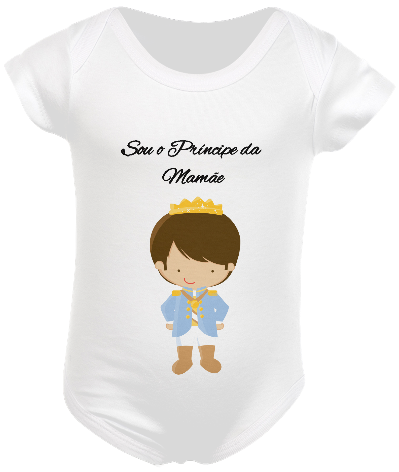 Nome do produto  Body príncipe da mamãe