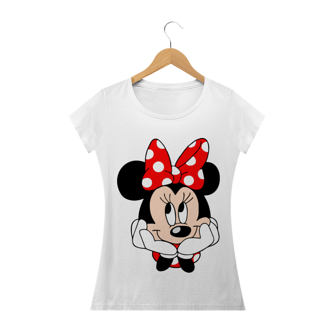 Nome do produto  Camiseta Feminina- Minnie Varias Cores
