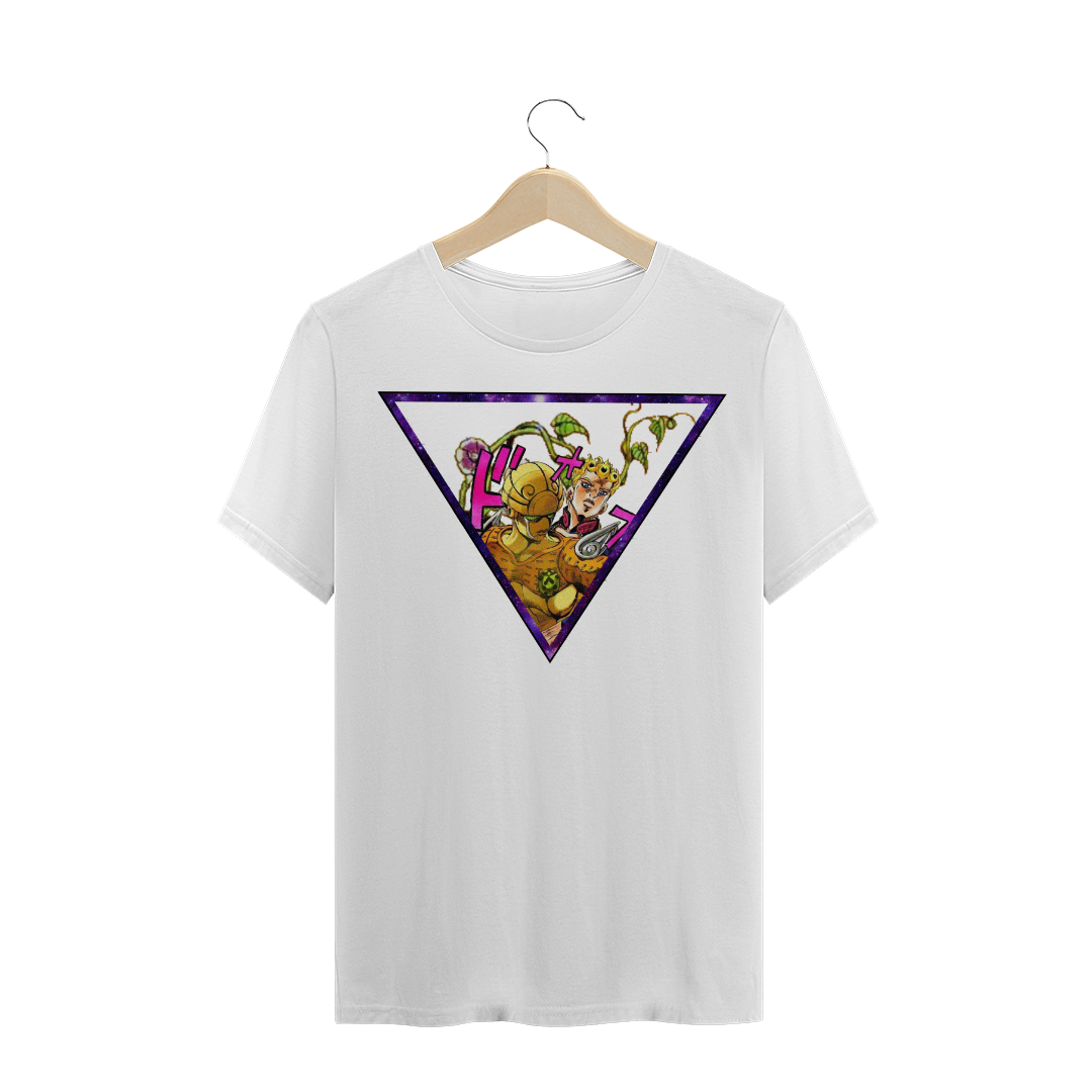Nome do produto  Camiseta Básica ✪ - Giorno Giovanna & Golden Experience (JoJo)