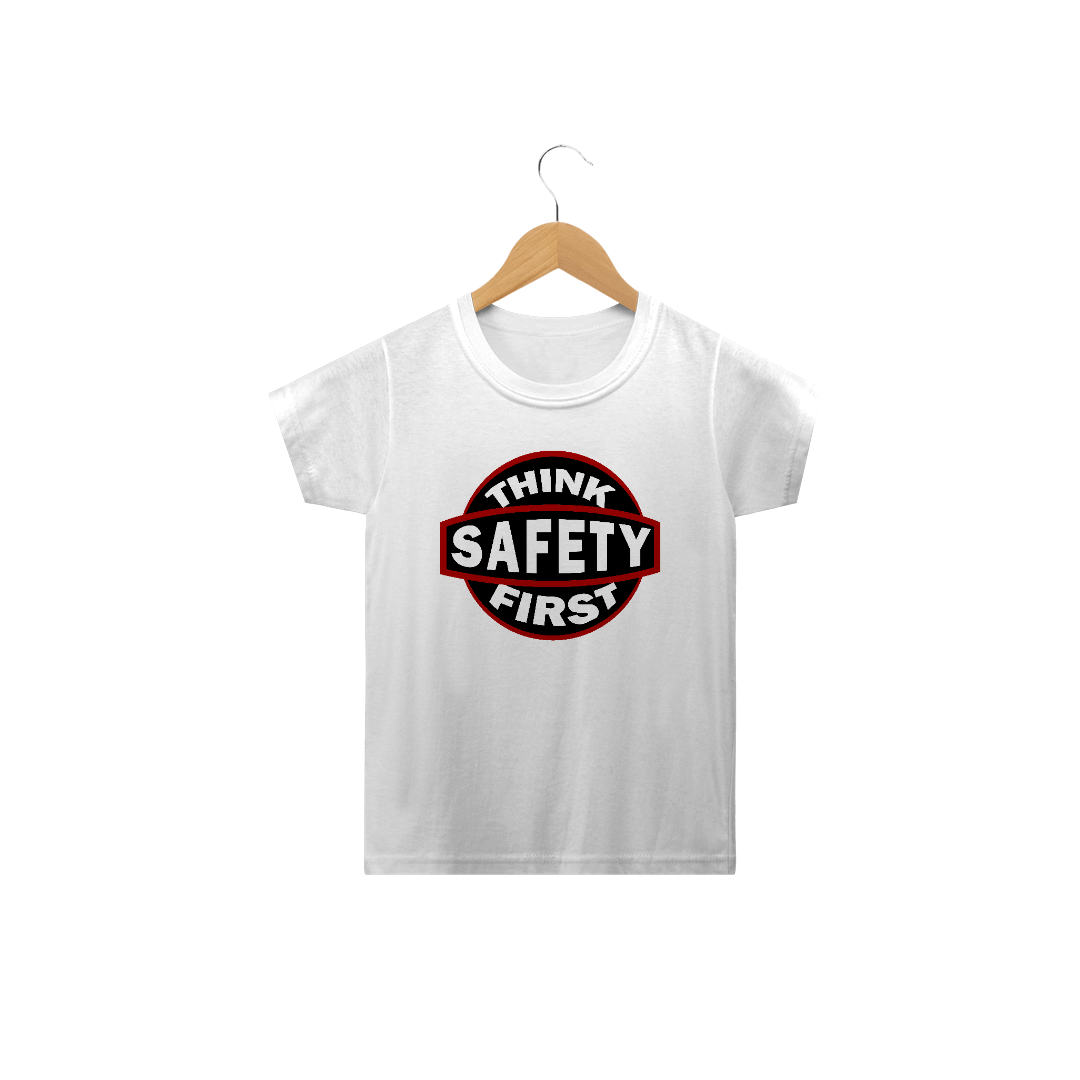 Nome do produto  CAMISA INFANTIL: Think Safety