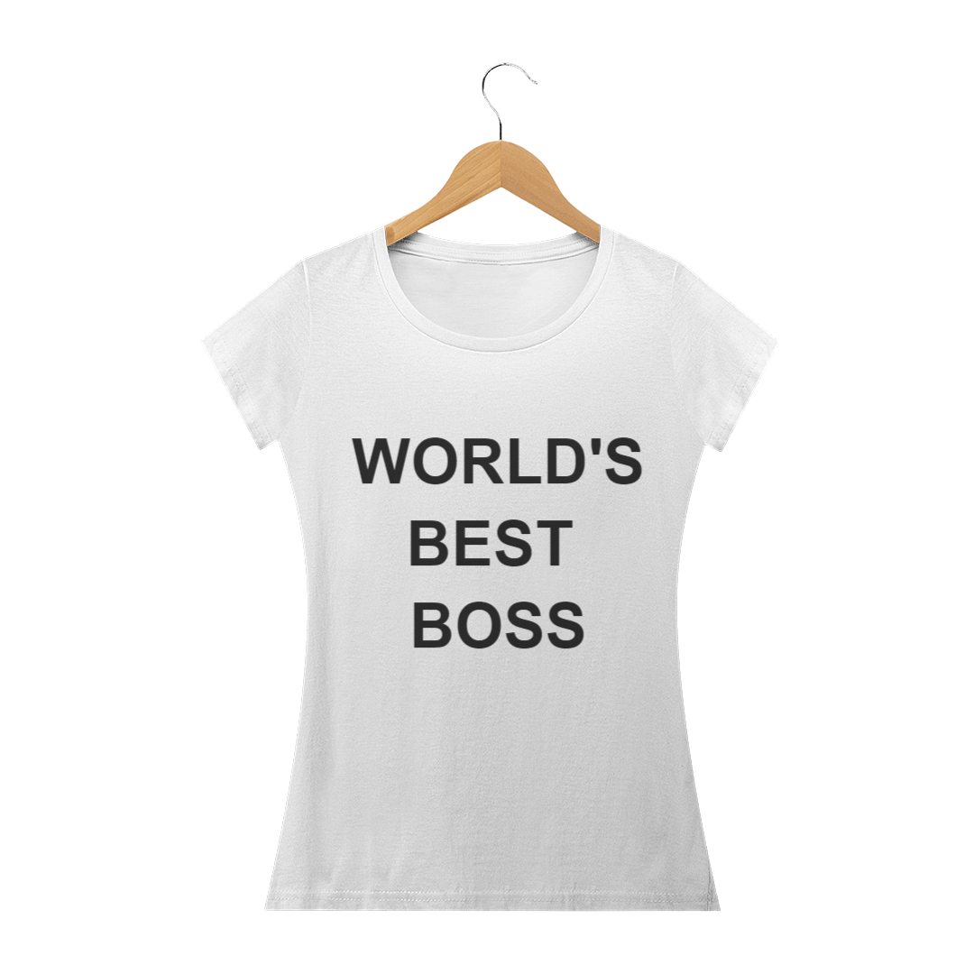 Nome do produto  Camiseta The Office - World's best boss