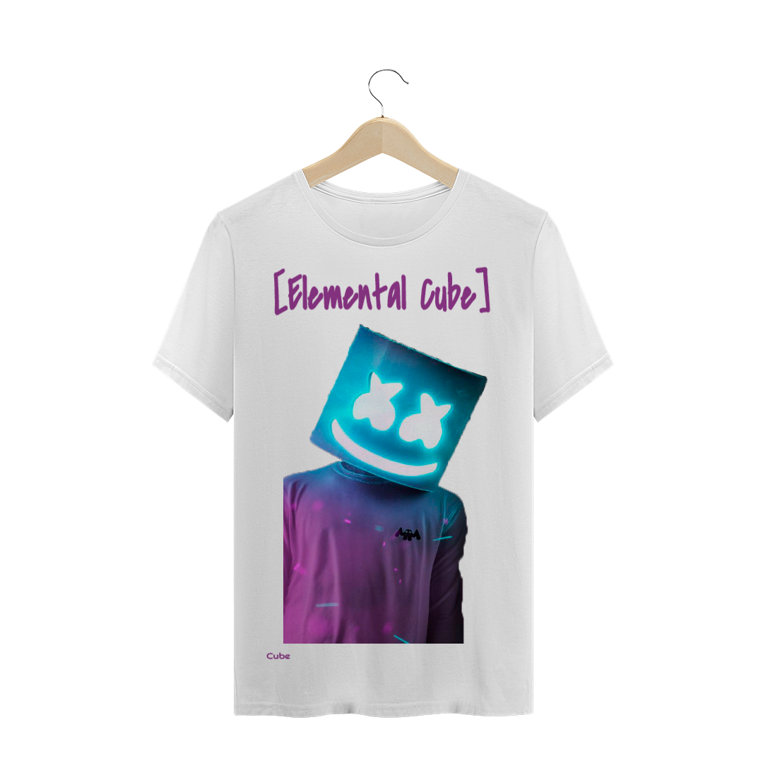 Nome do produto  Camiseta Cube - Marshmallow