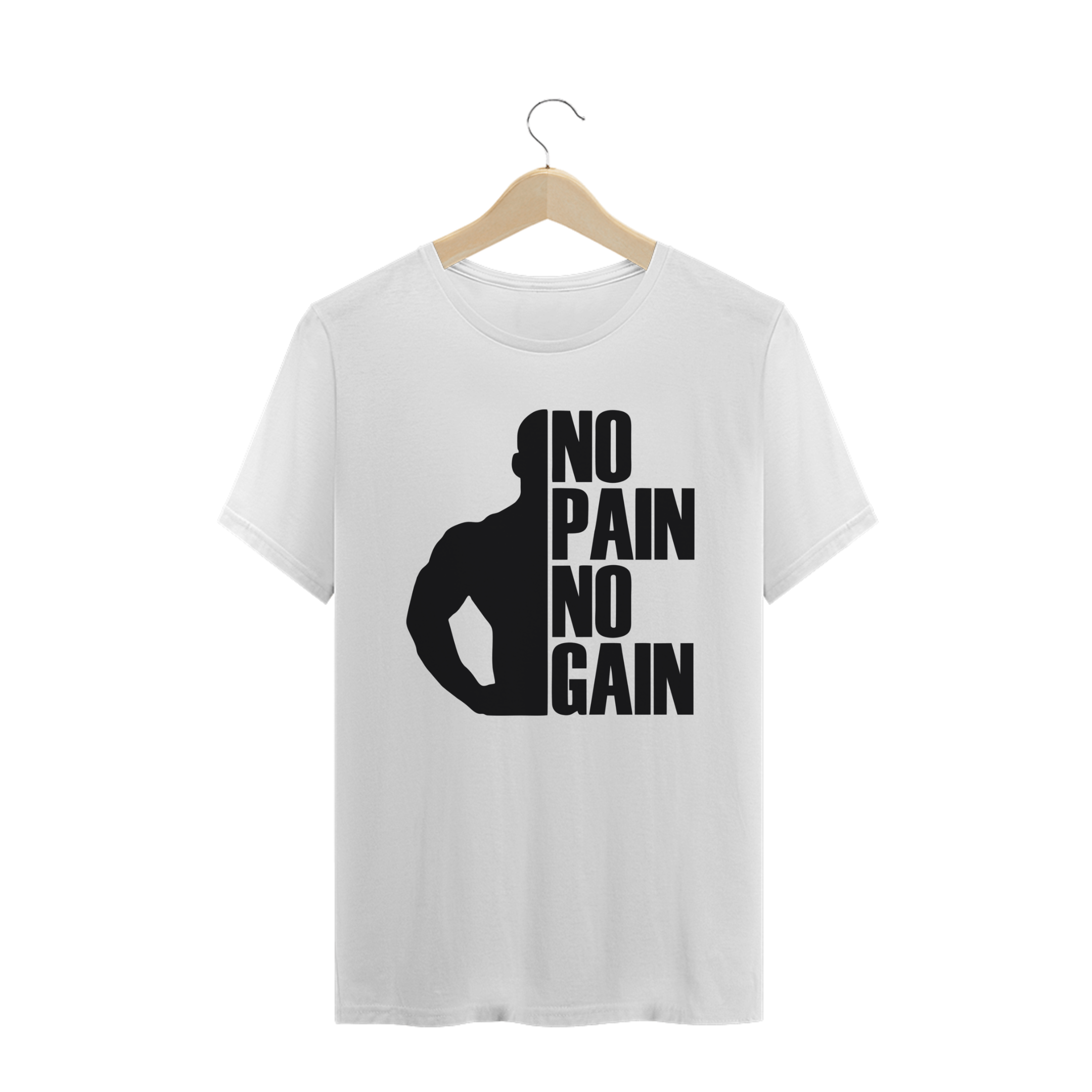 Nome do produto  CAMISETA. NO PAIN NO GAIN