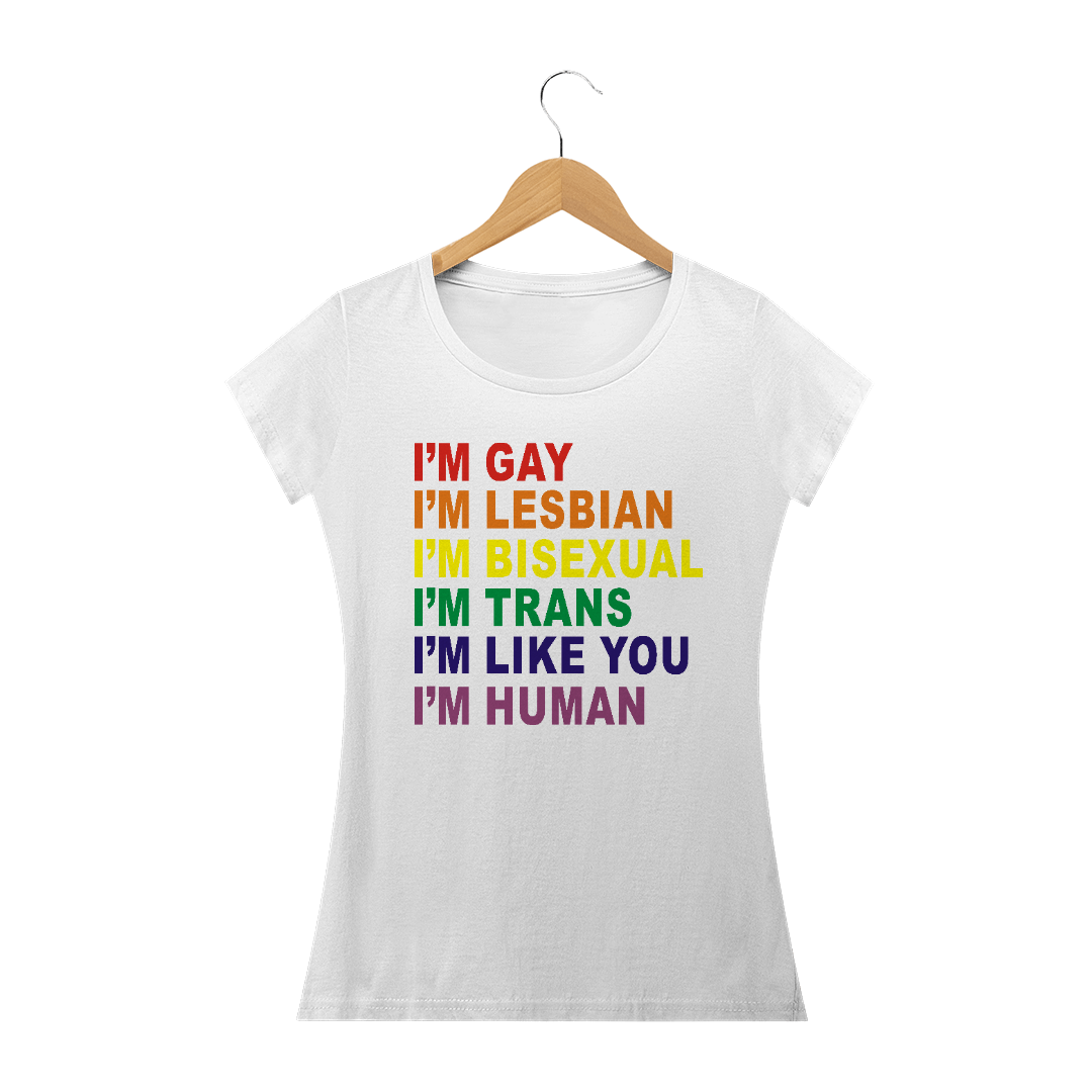 Nome do produto  Baby look I'M