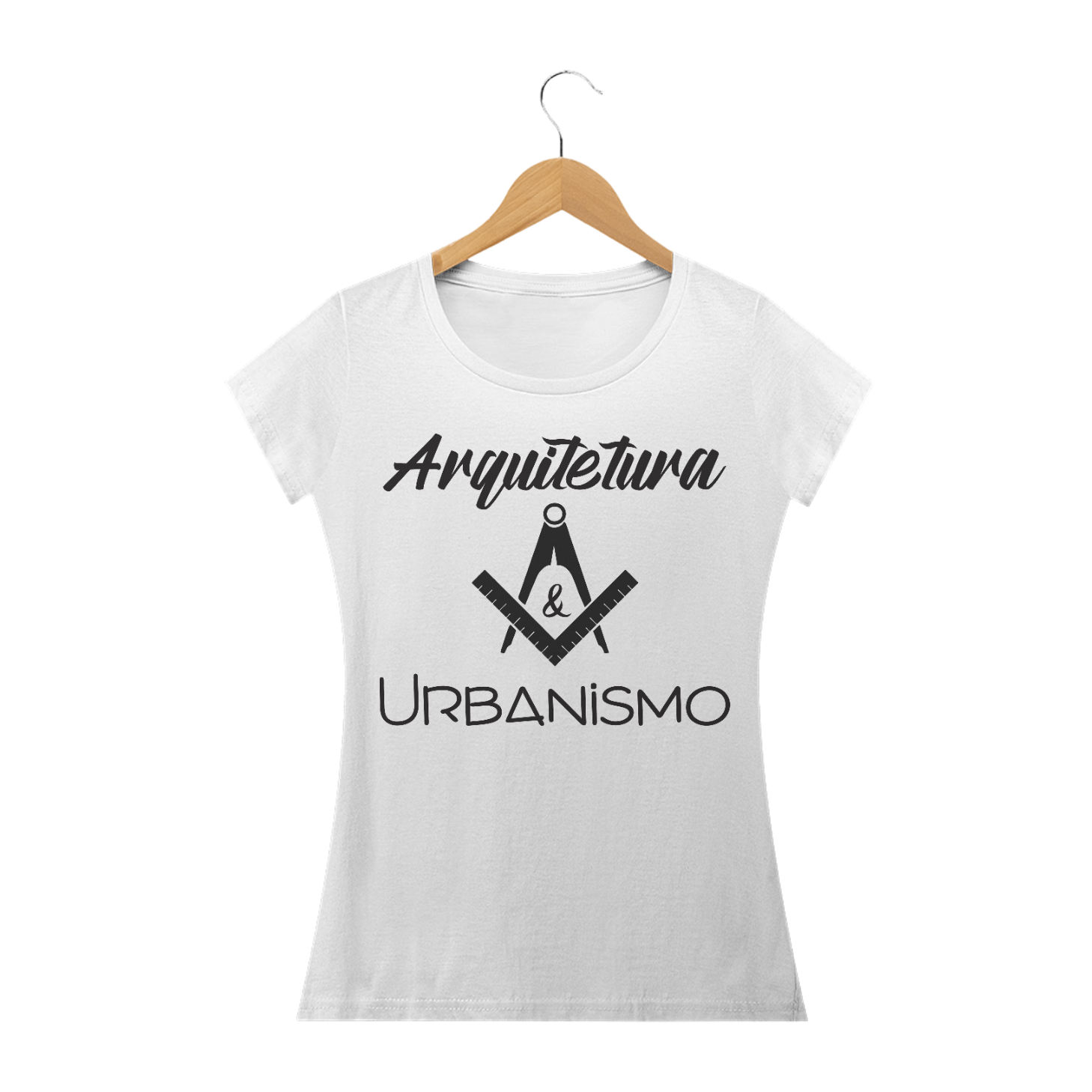 Nome do produto: Camiseta ARQUITETURA & URBANISMO Feminina