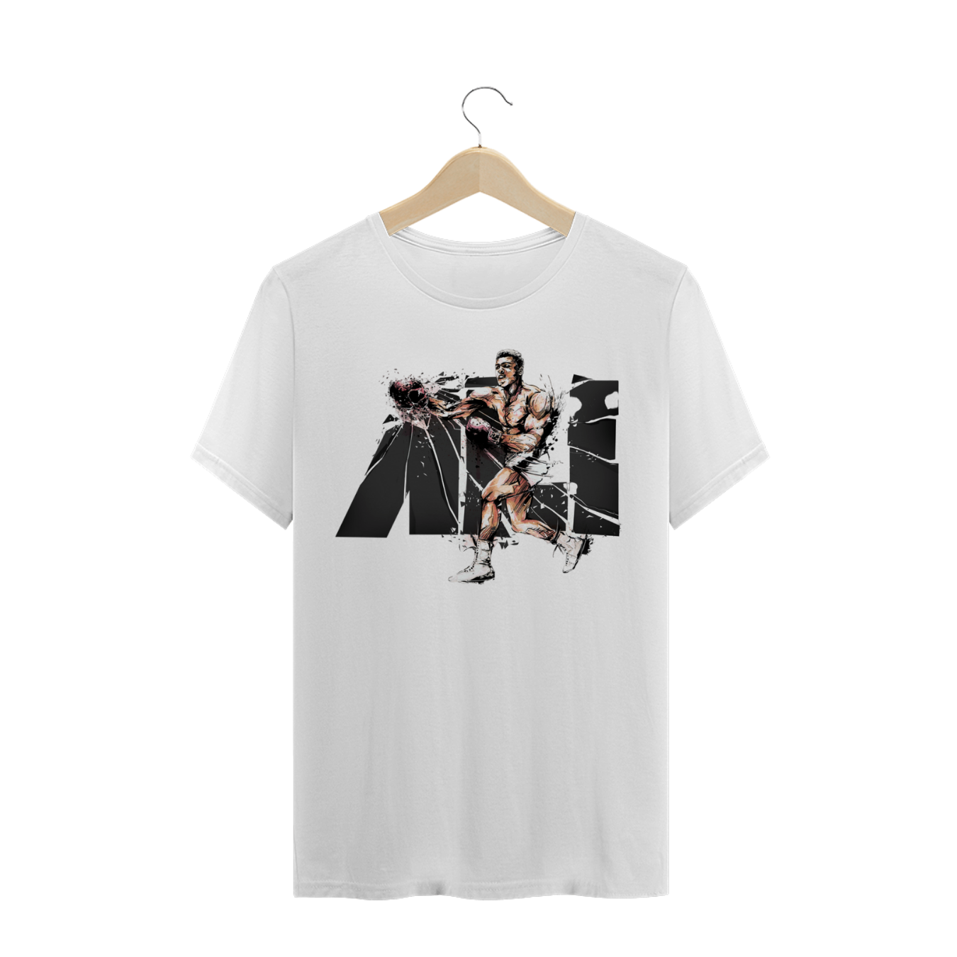 Nome do produto  Camisa Muhammad Ali Branca