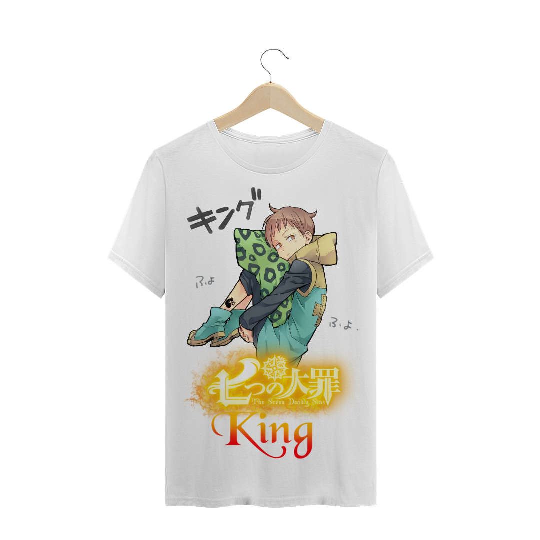 Nome do produto  Camiseta - King - Nanatsu No Taizai