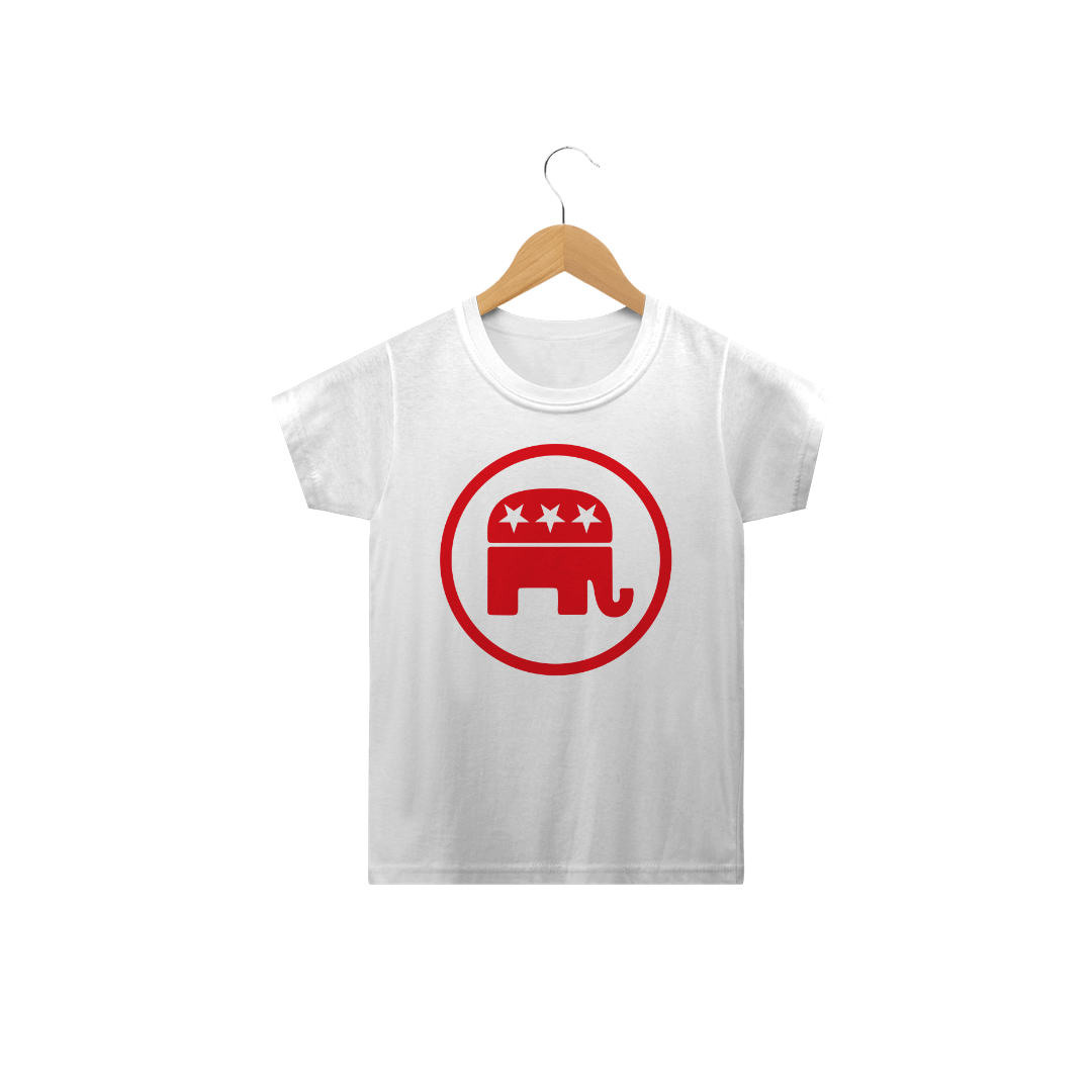 Nome do produto  T-SHIRT INFANTIL REPUBLICANO EUA