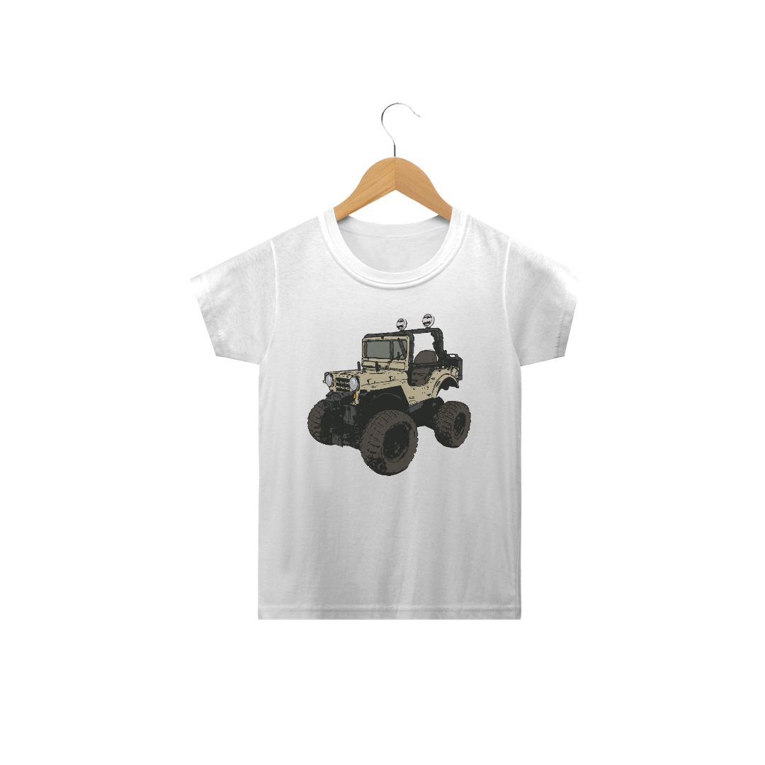 Nome do produto  T-SHIRT INFANTIL QUATRO RODAS