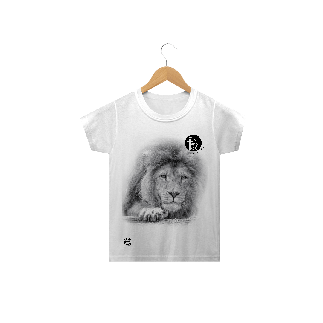 Nome do produto  INFANTIL CLASSIC - Novo Templo Leão Logo mini círculo preto