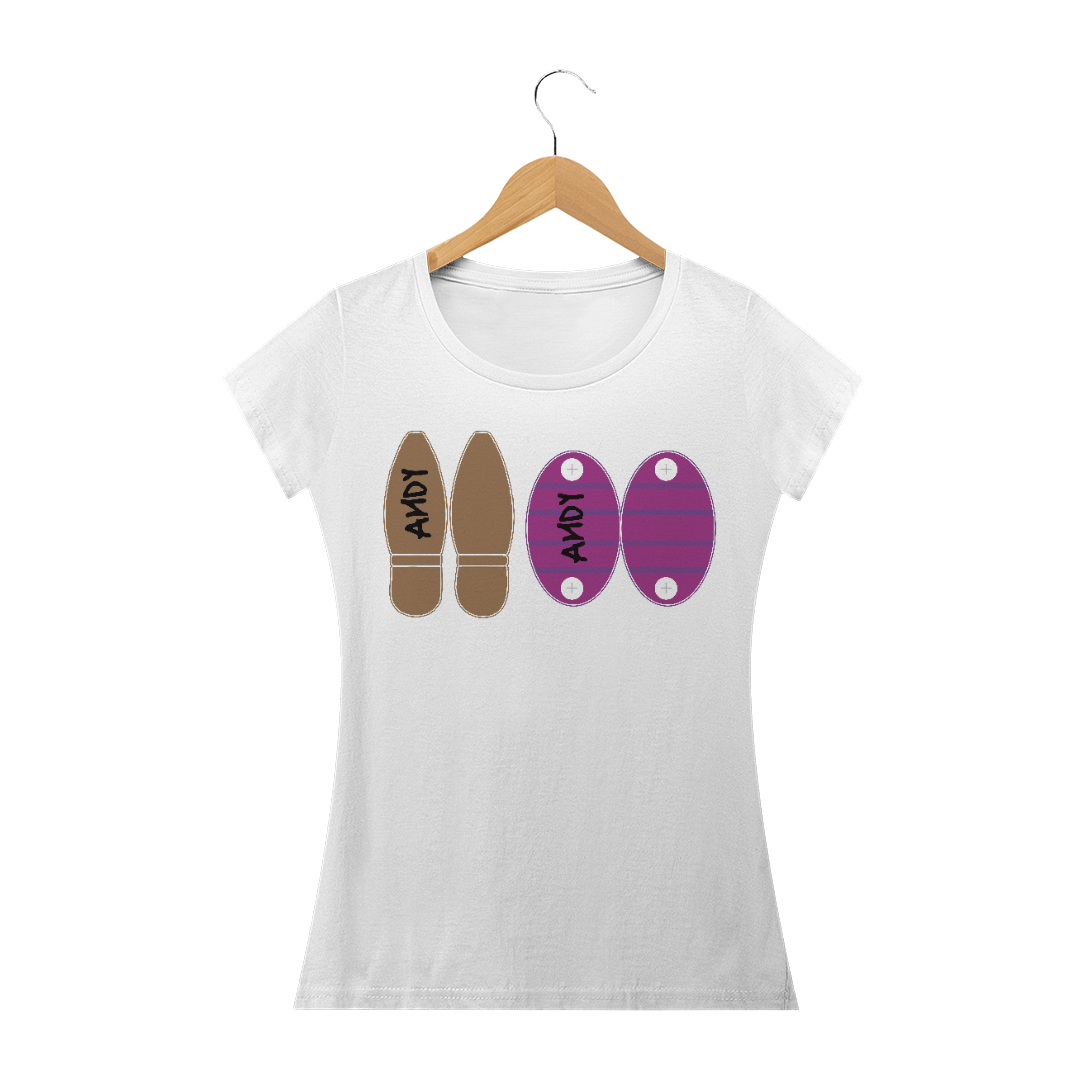 Nome do produto  CAMISETA ANDY SAPATO TOY STORY FEMININA