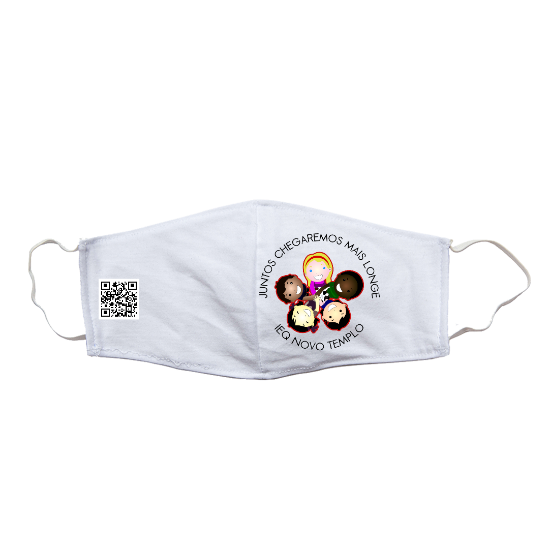 Nome do produto  Máscara Branca Reutilizável / LAVÁVEL