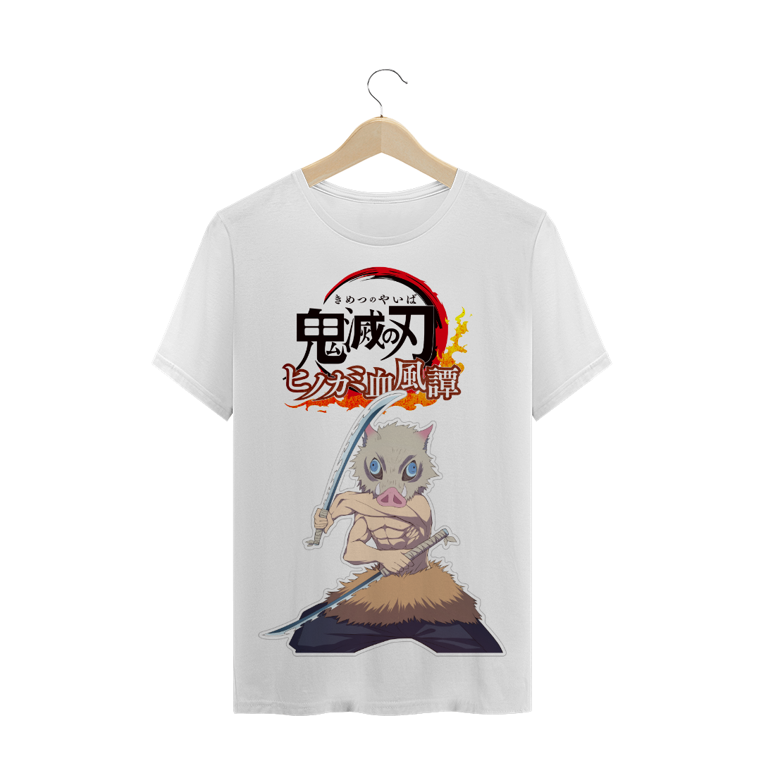 Nome do produto  Camiseta Inosuke (Kimetsu no Yaiba)