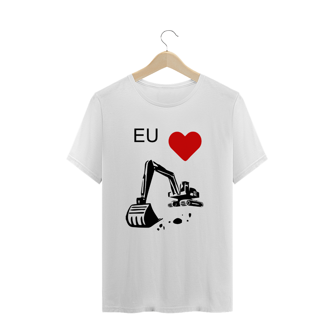 Nome do produto  camiseta eu amo maquinas