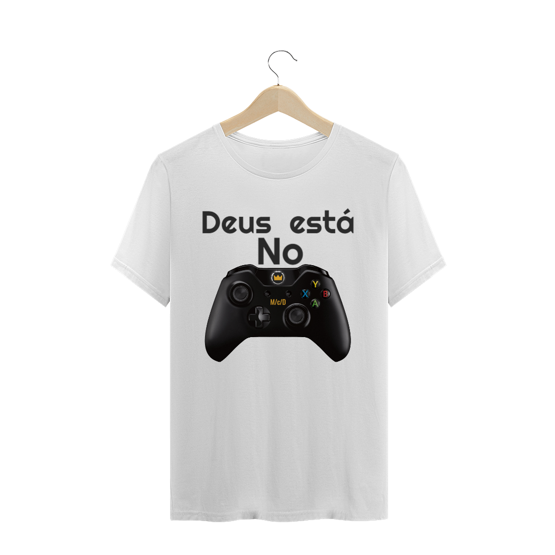 Nome do produto  Camiseta Masculina Deus está no Controle