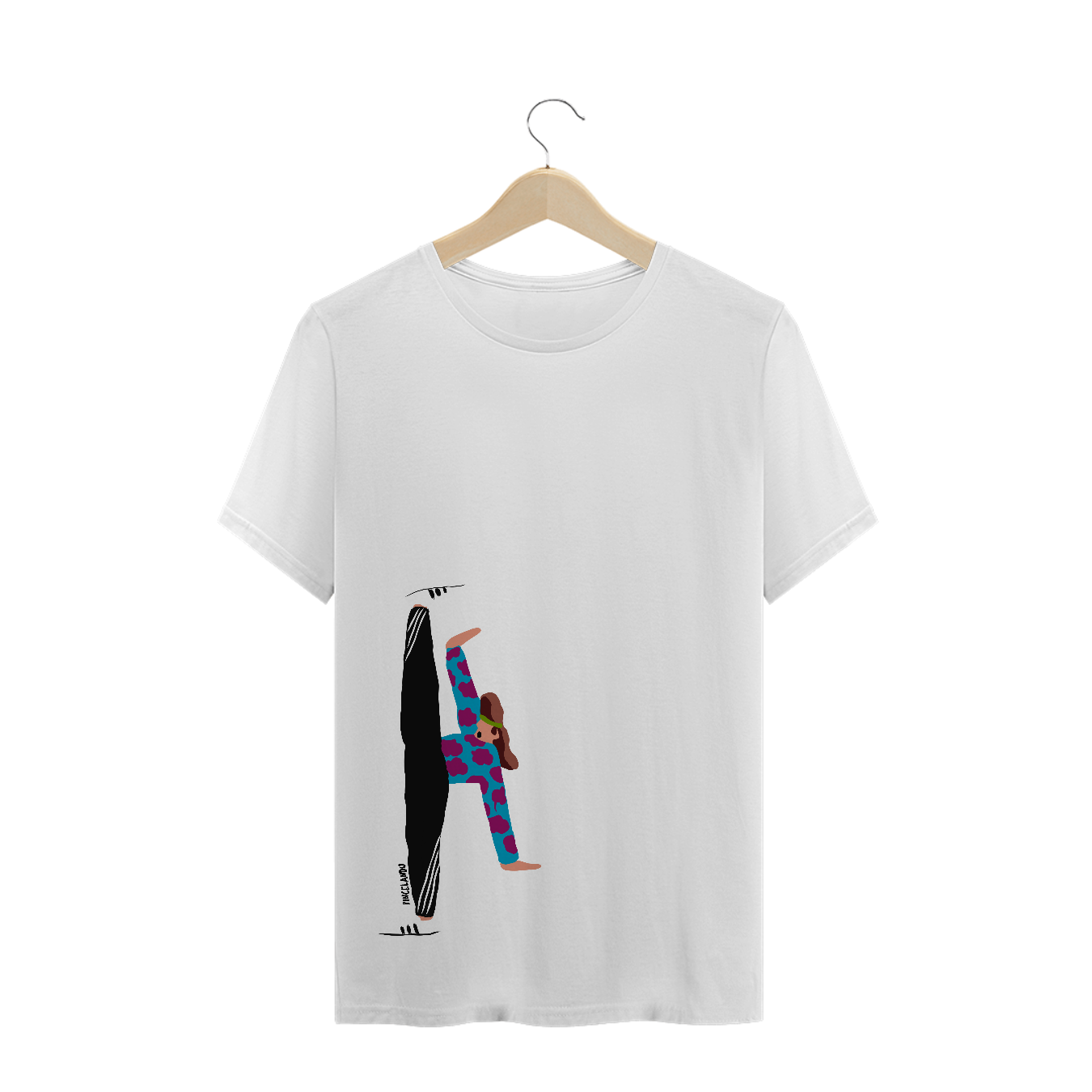 Nome do produto  Camiseta masculina arte desenho Pincelandu