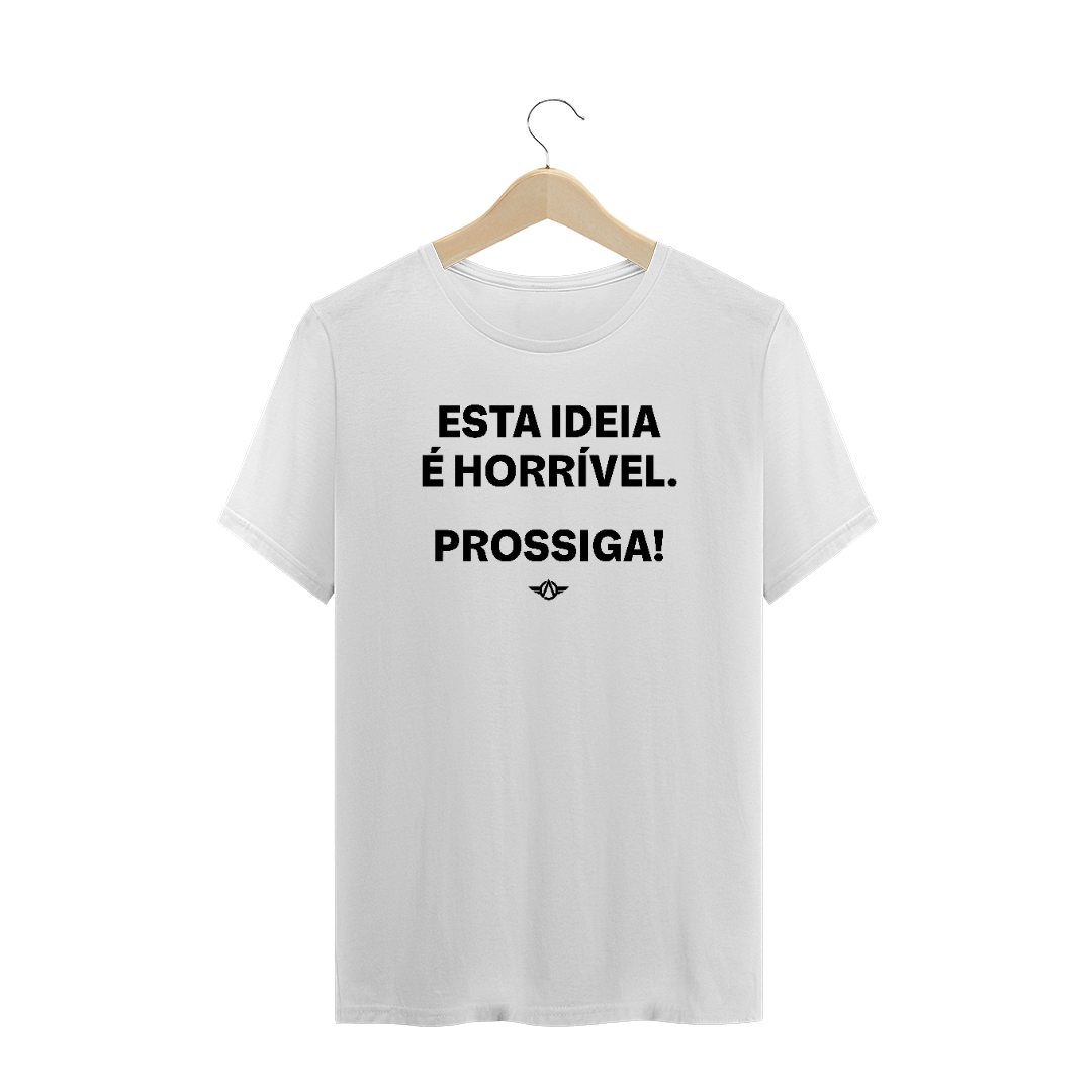 Nome do produto  Camiseta Ideia Horrível Masculina