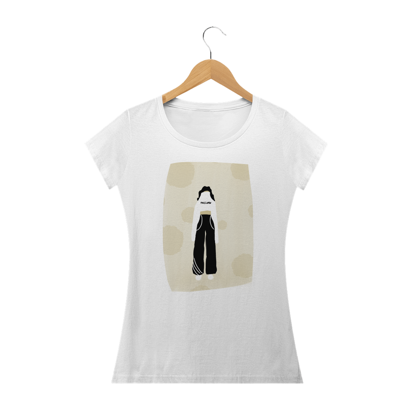 Nome do produto  T-shirt baby long arte MOOD Pincelandu