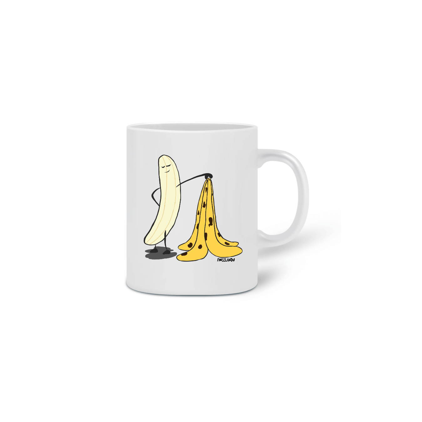 Nome do produto  Caneca arte bananinha free Pincelandu