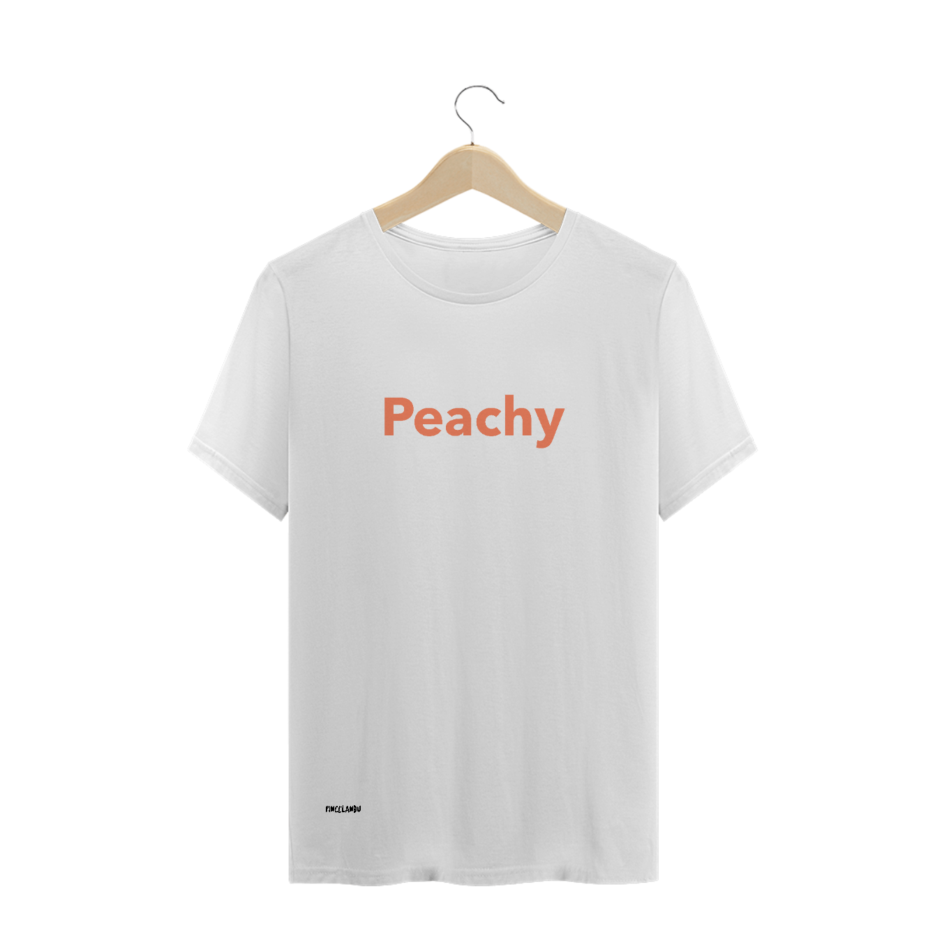 Nome do produto  T-shirt masculina Peachy Pincelandu