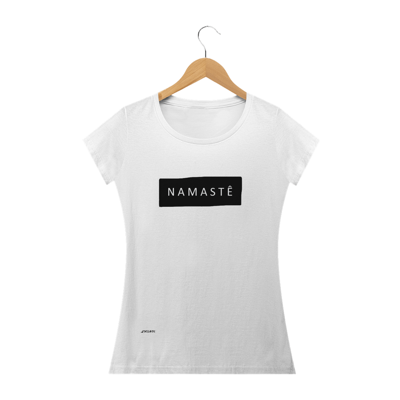 Nome do produto  T-shirt baby long Namastê Pincelandu