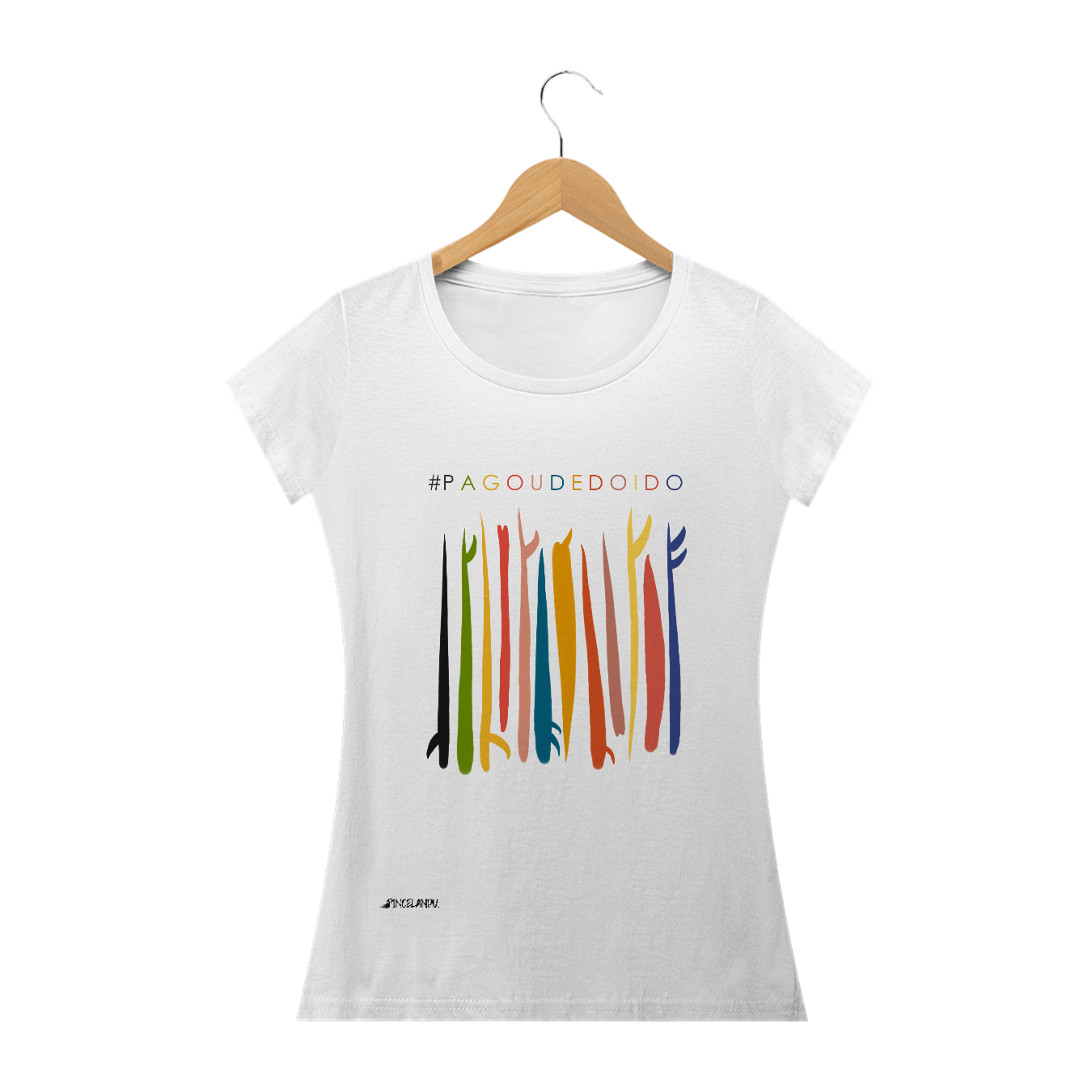 Nome do produto  T-shirt baby long #PAGOUDEDOIDO Pincelandu