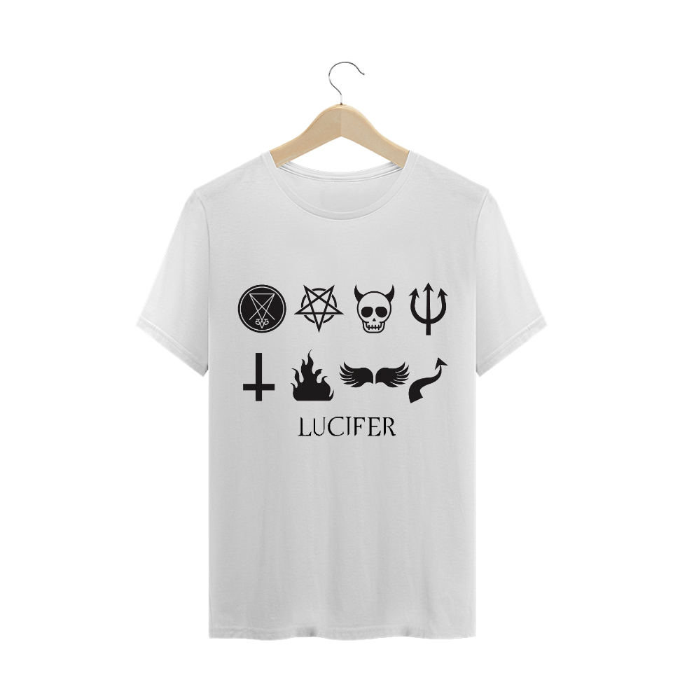 Nome do produto  Estampa '' Lúcifer '', os ícones da serie!!