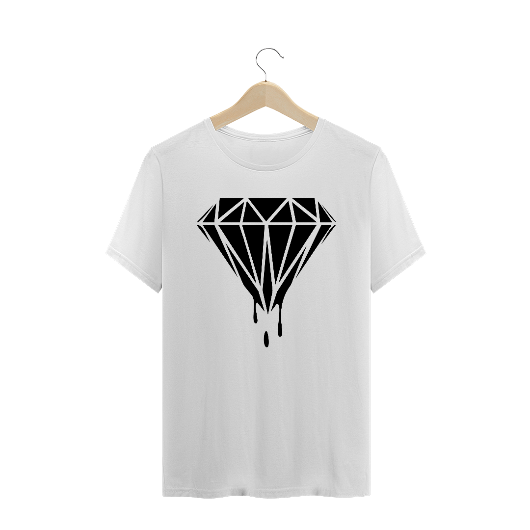Nome do produto  Camisa Diamante Branca +Cores