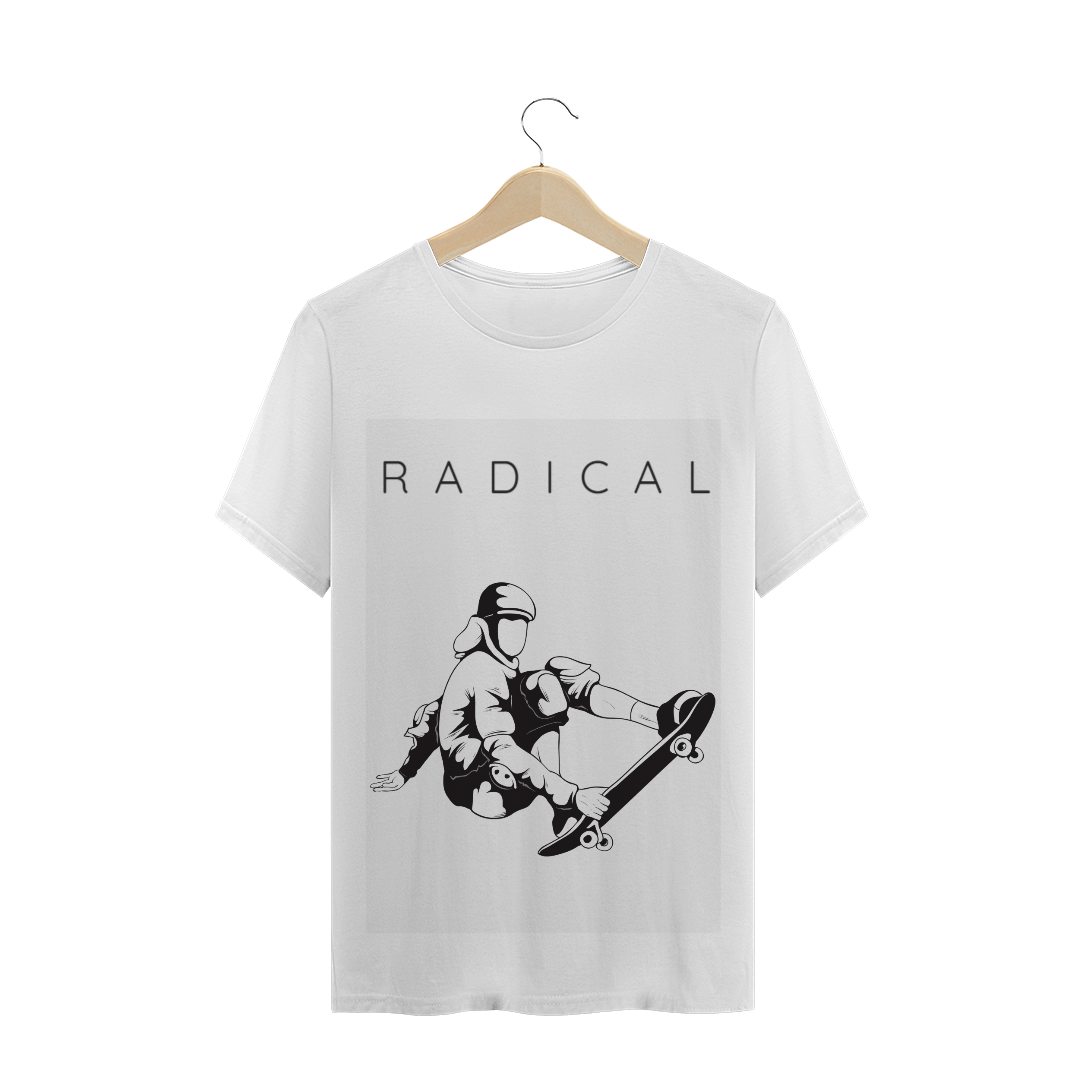Nome do produto  Camisa Skate Radical +Cores