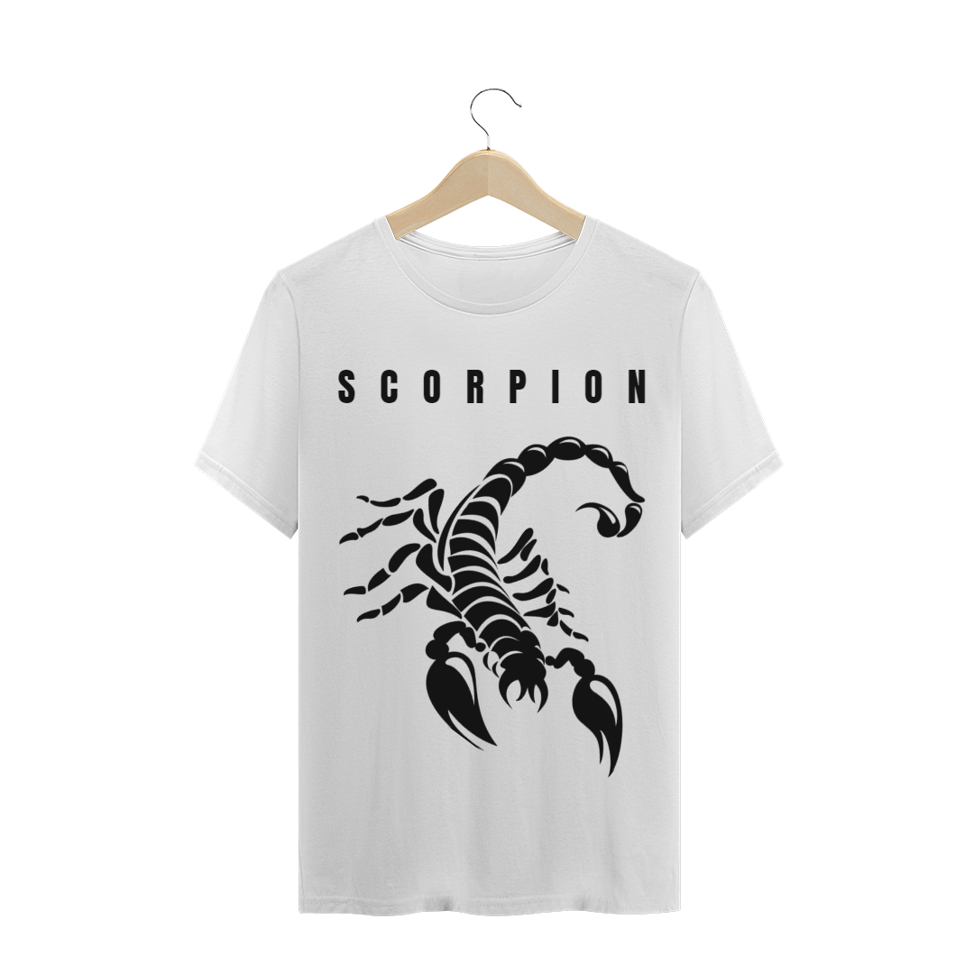 Nome do produto  Camisa Scorpion Branca +Cores