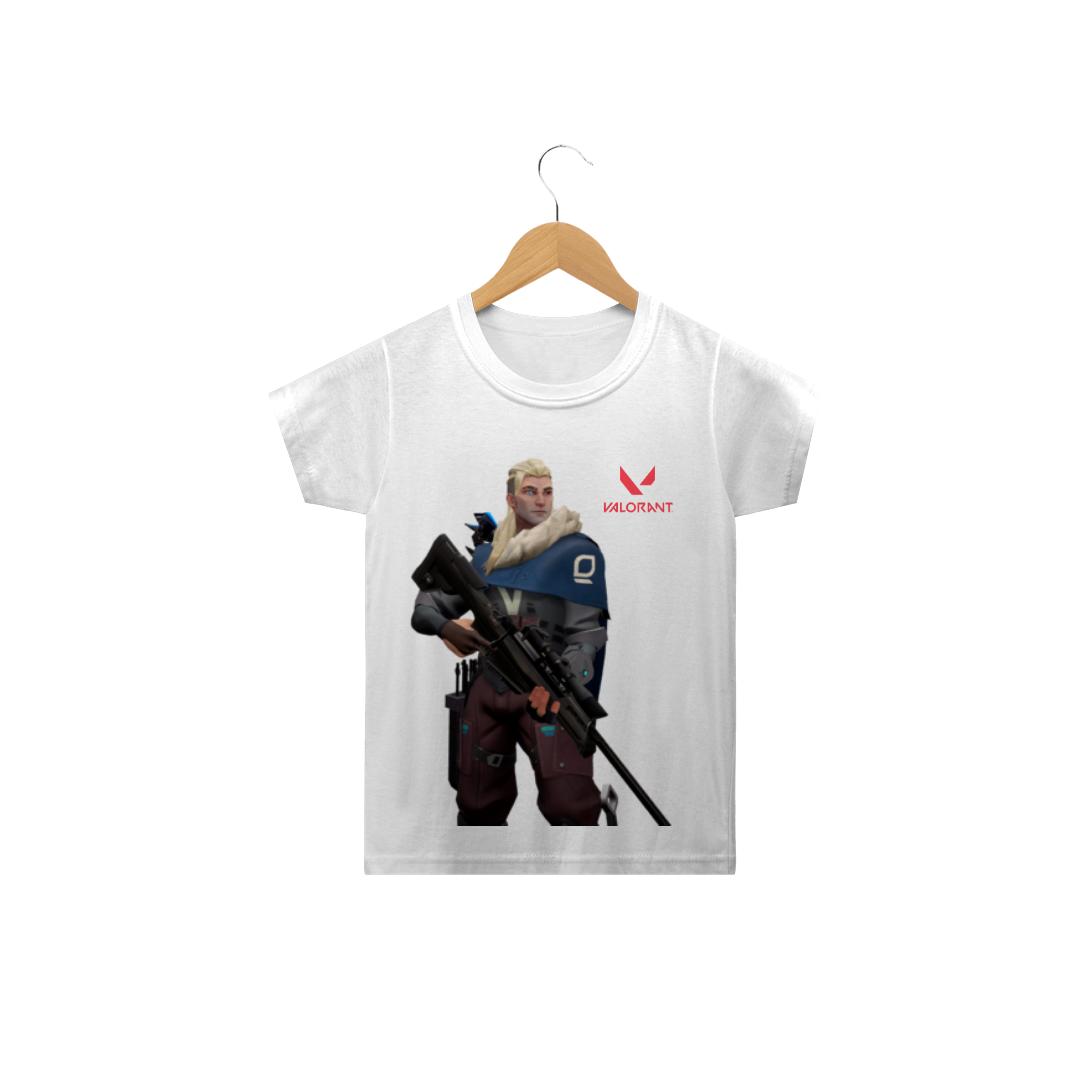 Nome do produto  Camisa Sova Valorant infantil