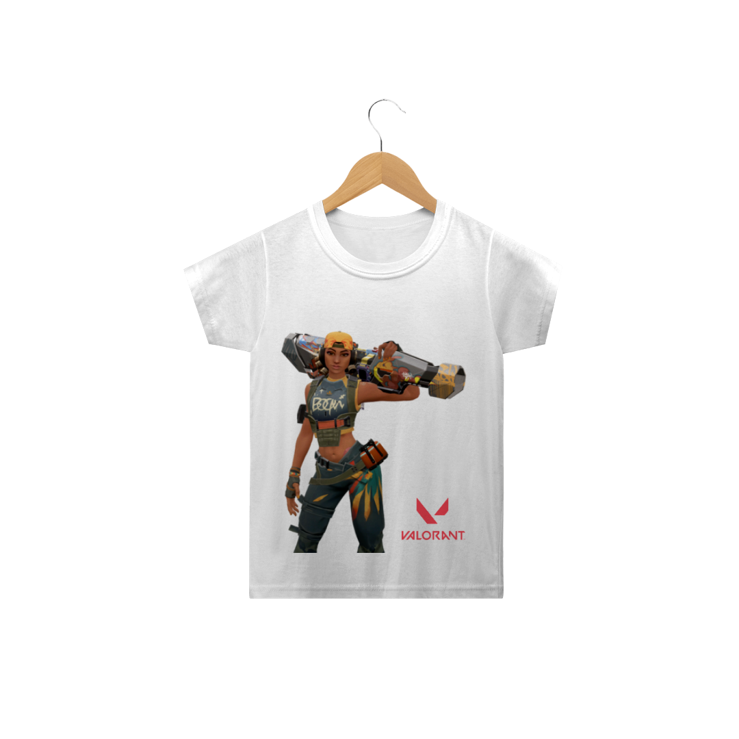 Nome do produto  Camisa Raze Valorant infantil