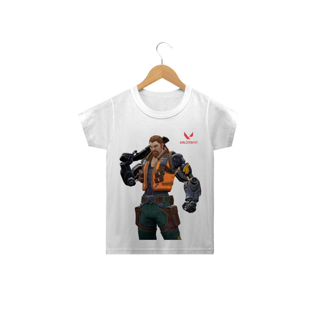 Nome do produto  Camisa Breach Valorant infantil