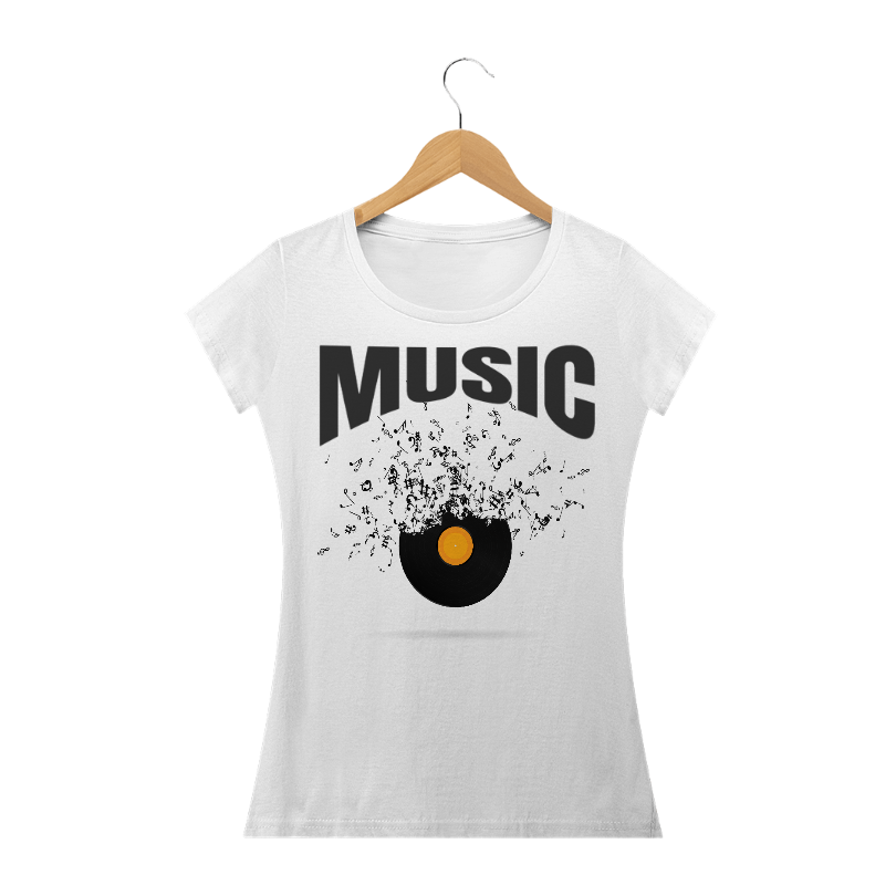 Nome do produto  CAMISETA - FEMININA - MUSIC