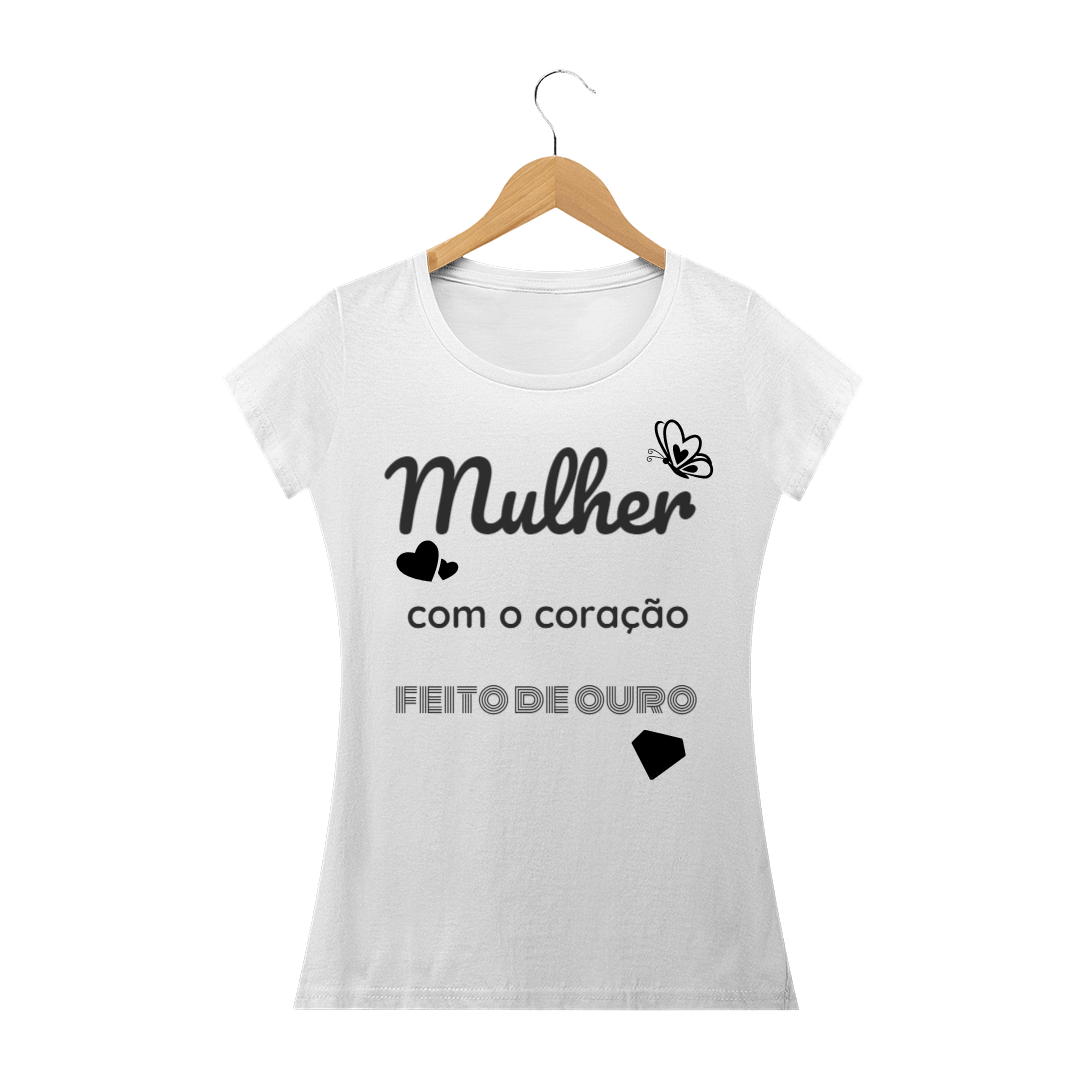 Nome do produto  Mulher coração de ouro e formas