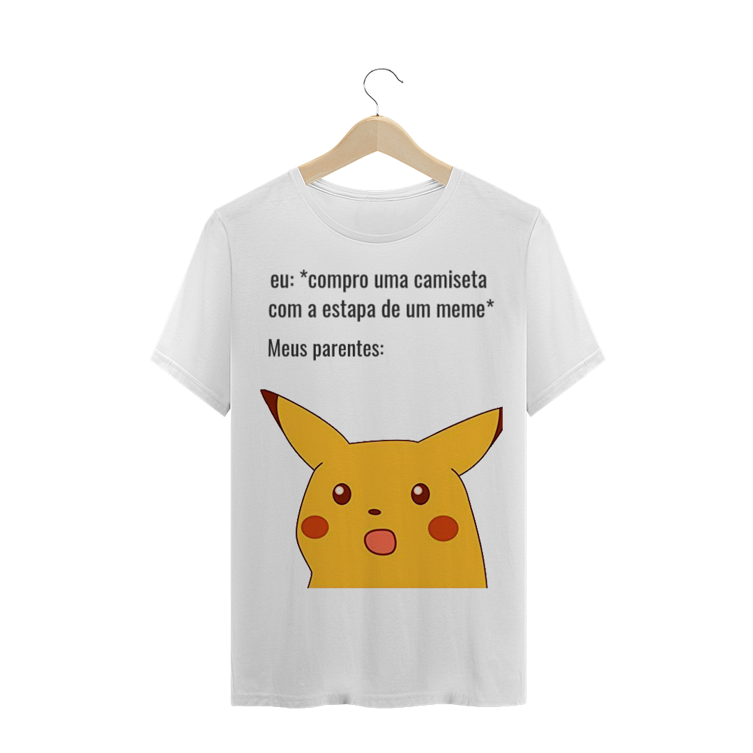 T-Shirt Quality Camisa pikachu supreso meme ambulante em, image size:1080x1080