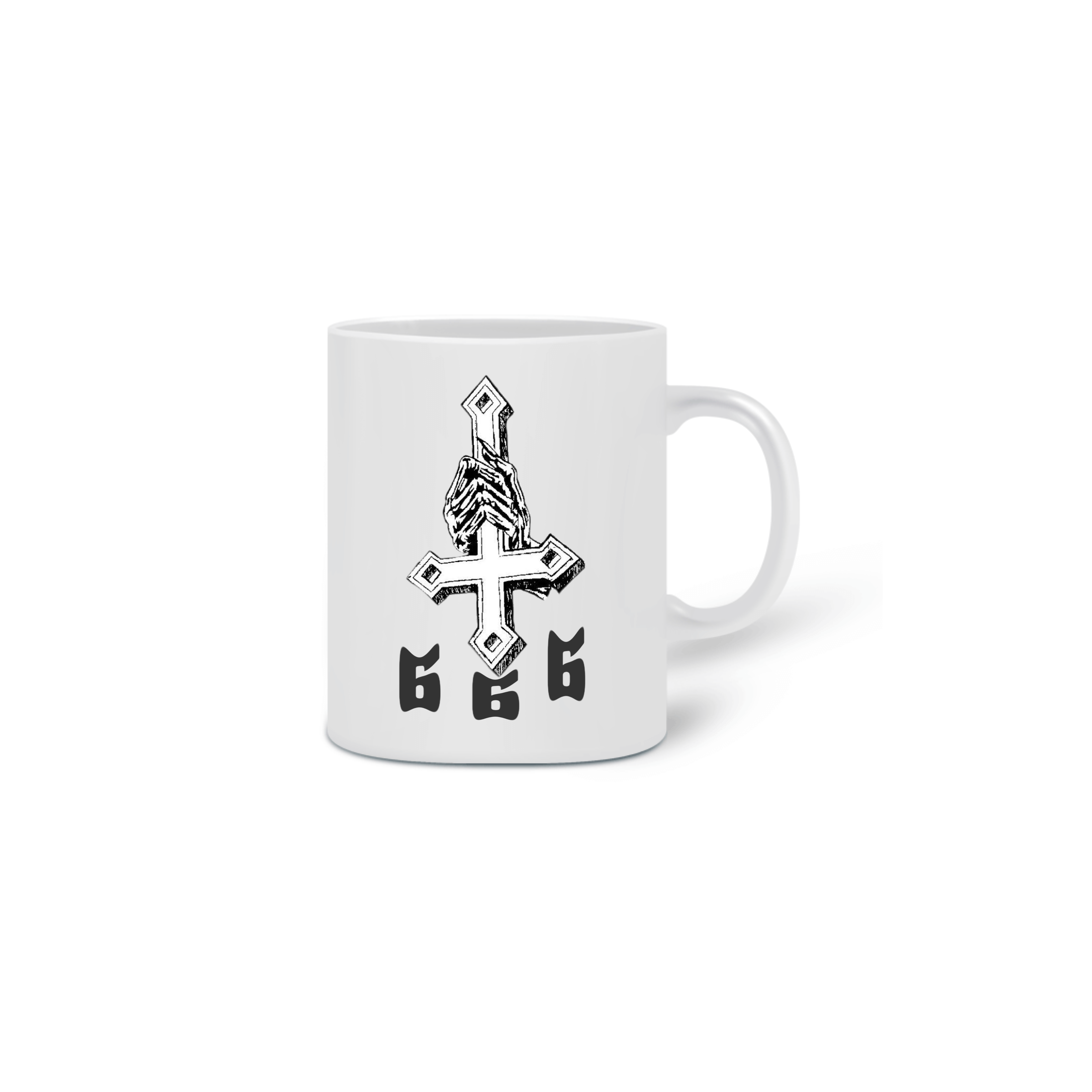 Nome do produto  Caneca Crucifixo 666