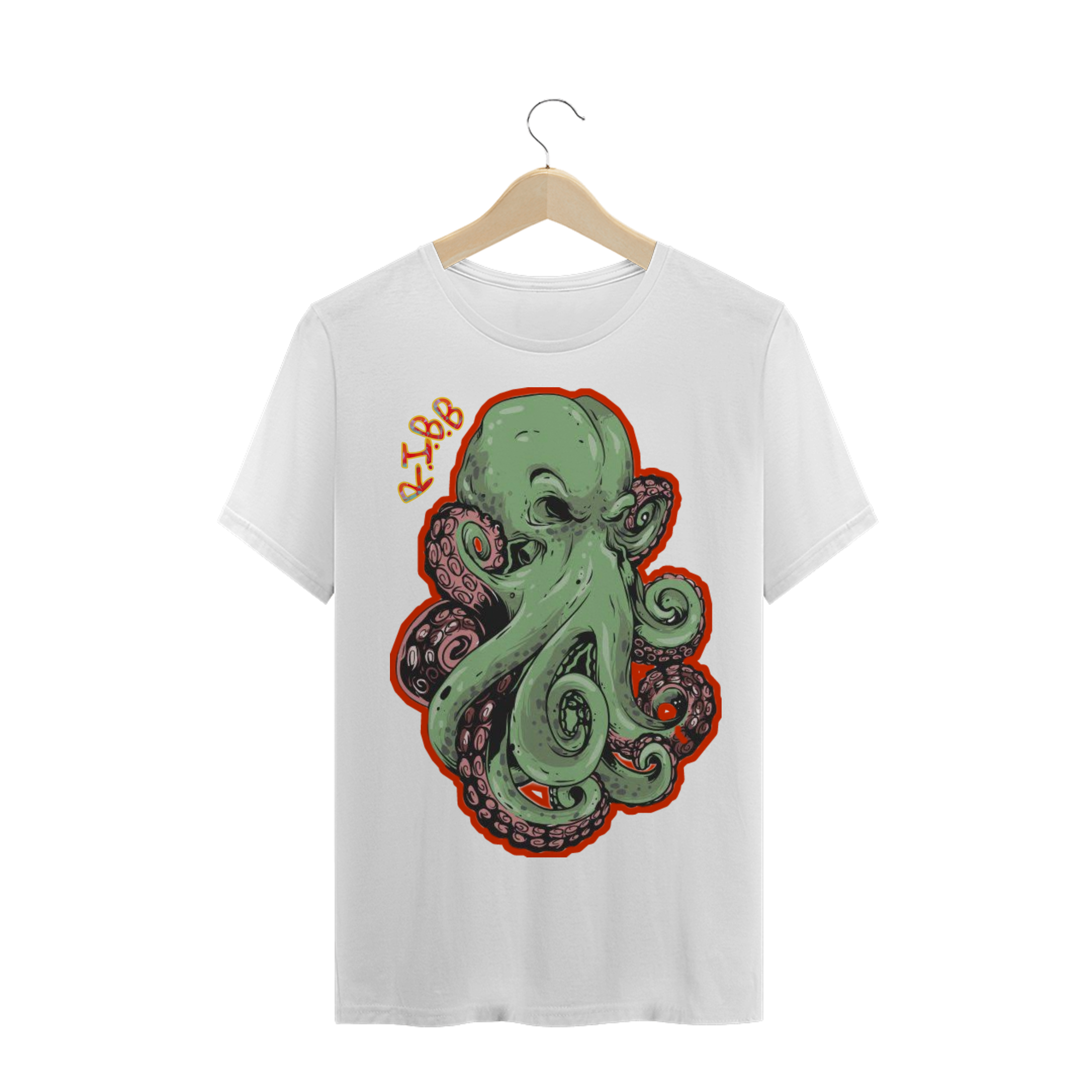 Nome do produto  Camiseta R.I.B.B Polvo