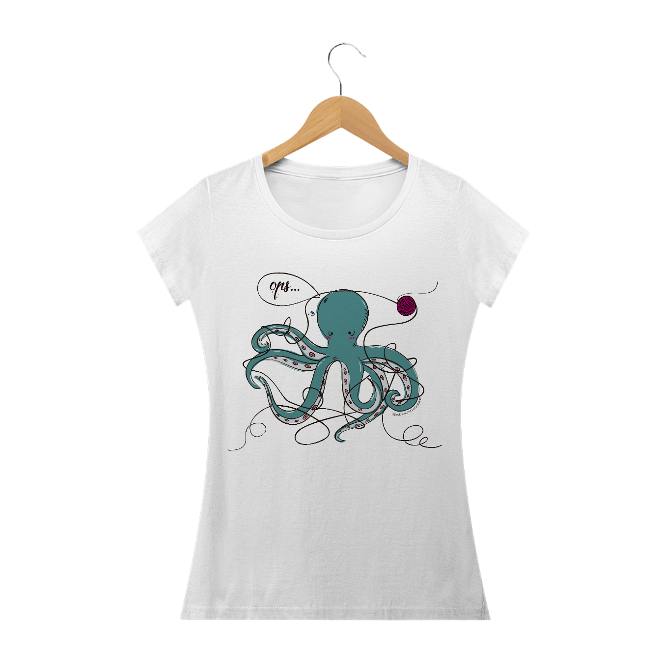 Nome do produto: Camiseta Fem - Polvo Craft