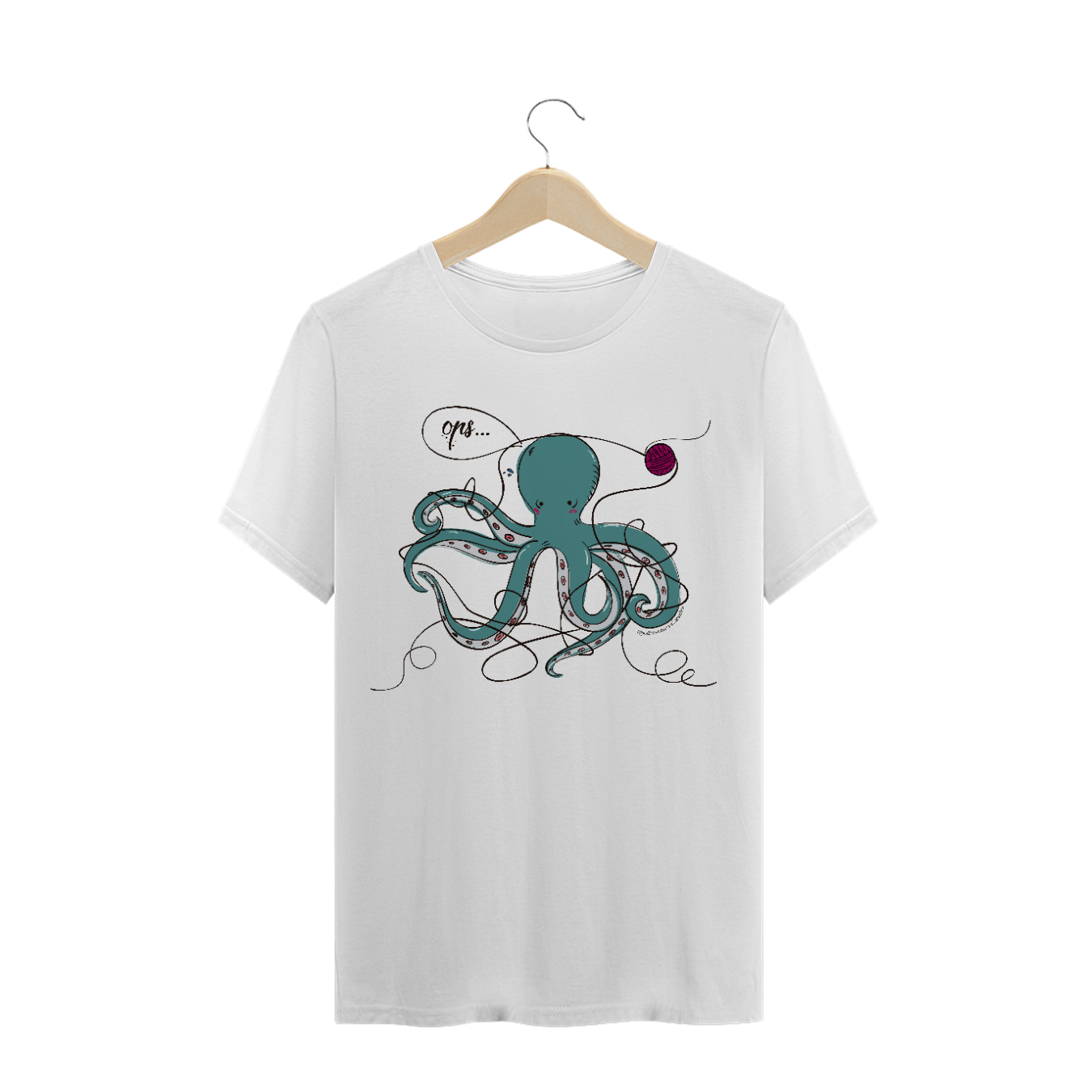 Nome do produto: Camiseta Masc - Polvo Craft
