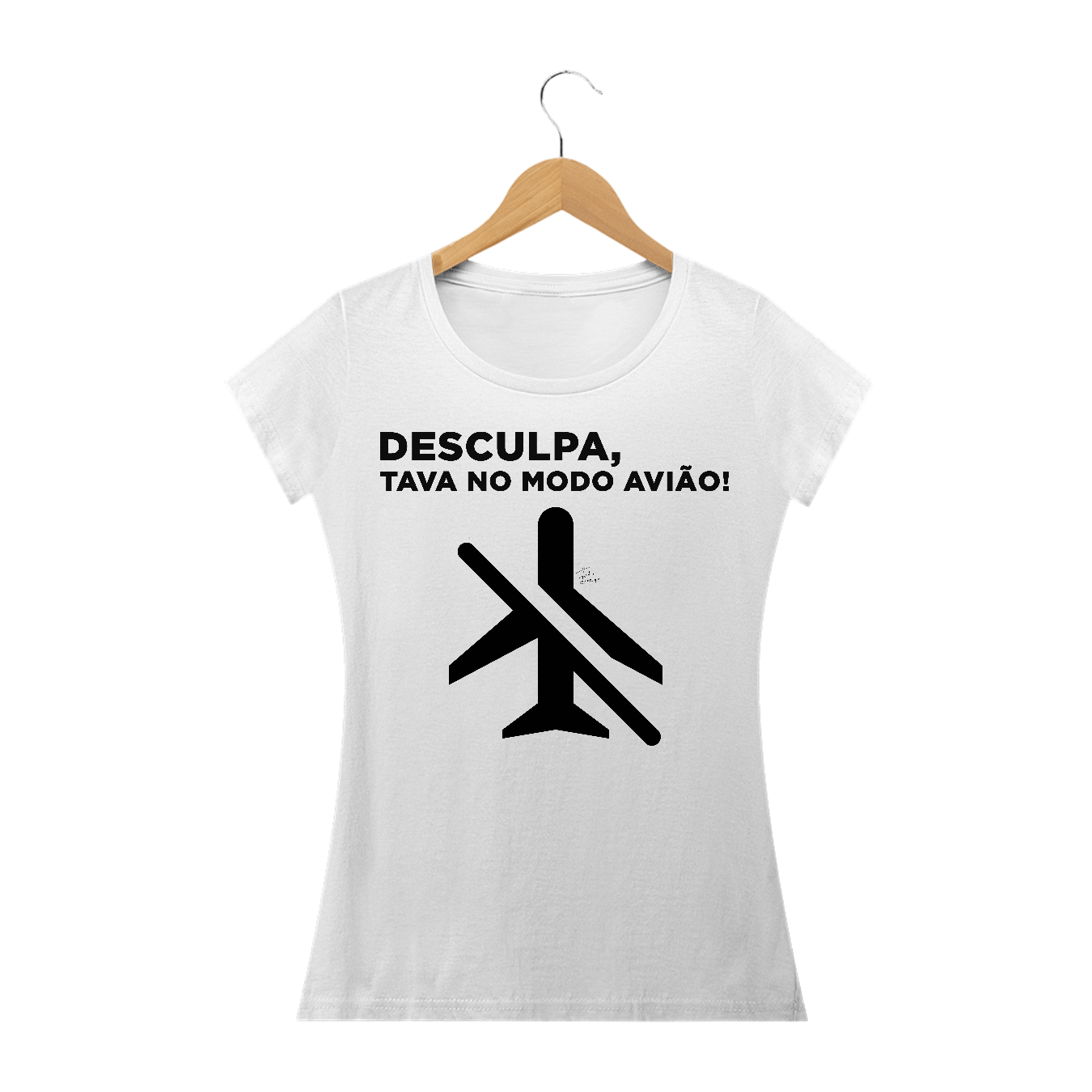 Nome do produto  Modo Avião (Estampa Preta) Fem. | Índio Design