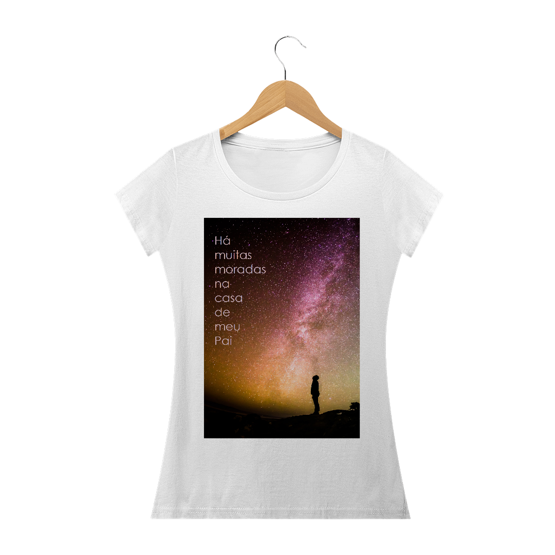 Nome do produto  camiseta feminina espirita morada