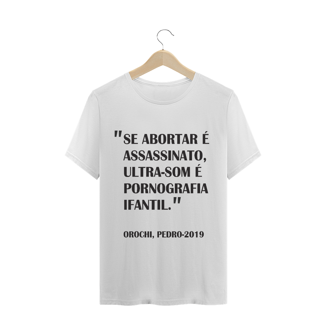 Nome do produto  Camisa Masculina Orochi Frases