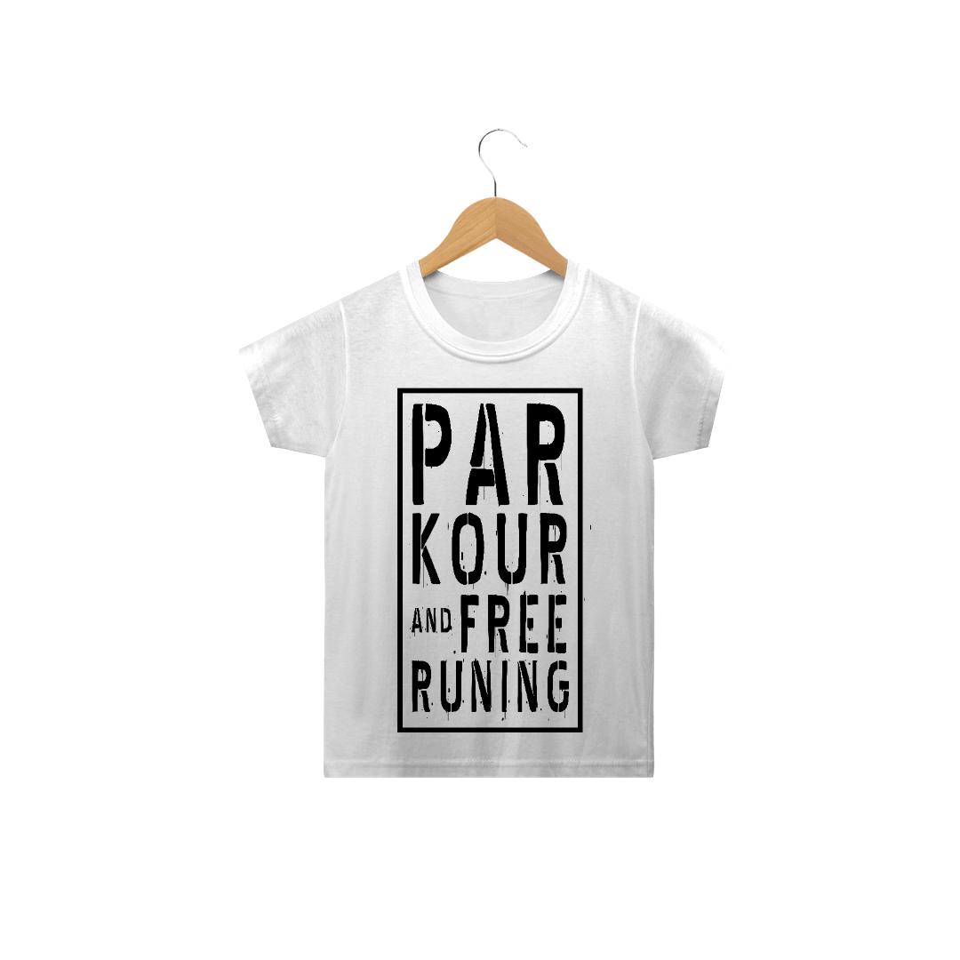 Nome do produto  Camisa Infantil Básica - Parkour and Freeruning