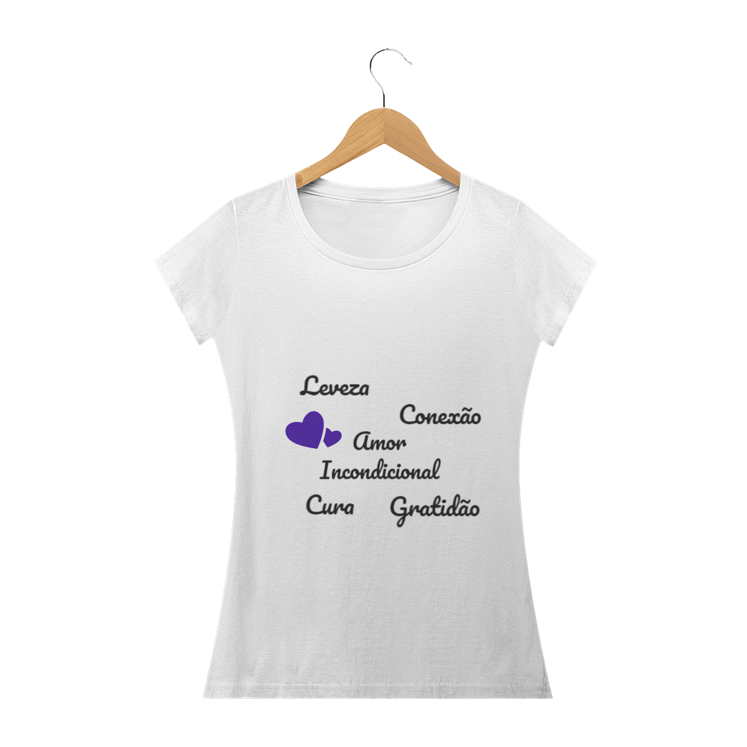 Nome do produto  Camisas Femininas - Amor Incondicional