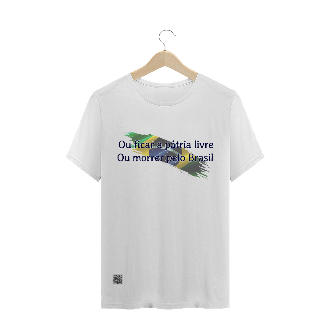 Nome do produto  T-SHIRT QUALITY - HINO DA INDEPENDÊNCIA - REFRÃO