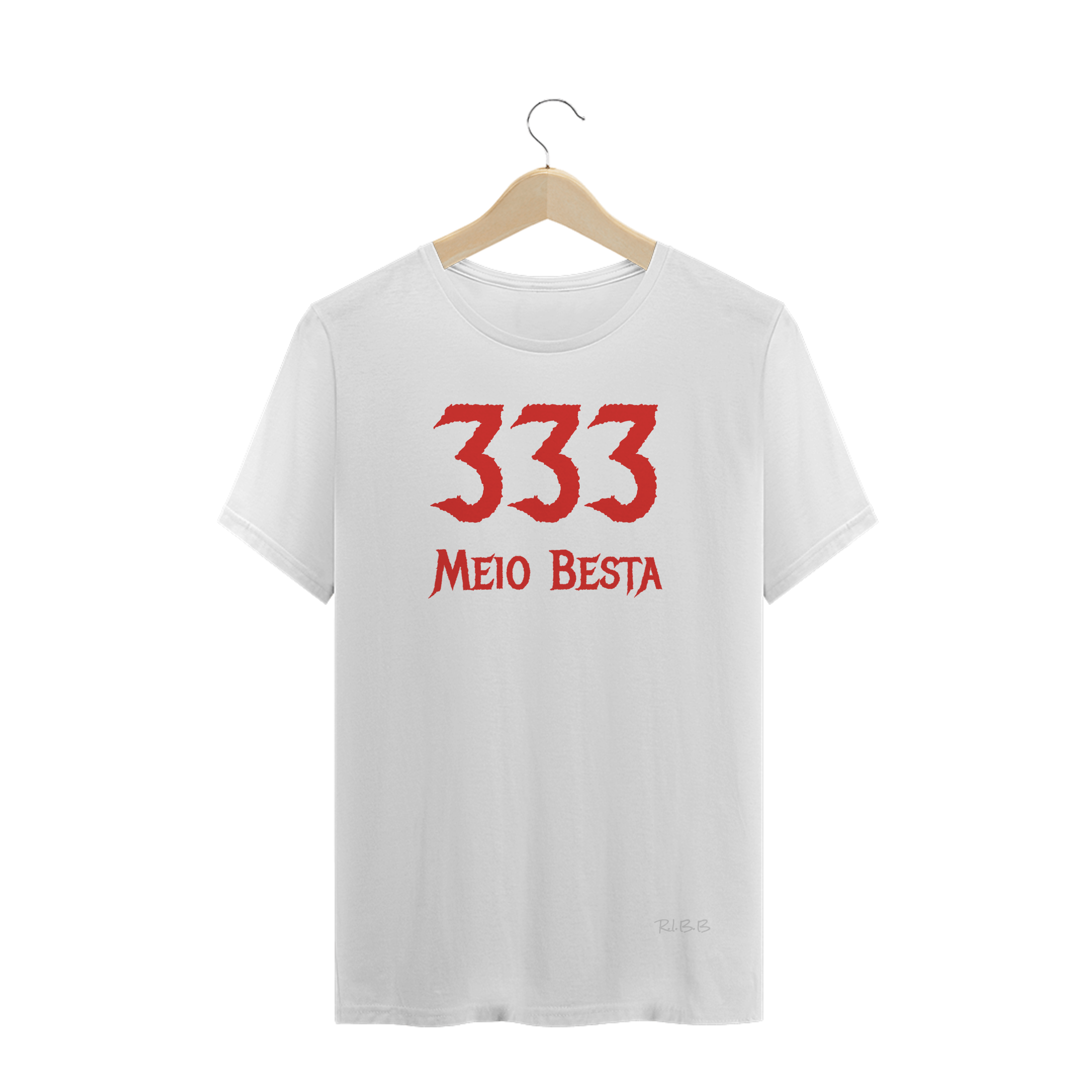 Nome do produto  Camiseta 333 Meio Besta