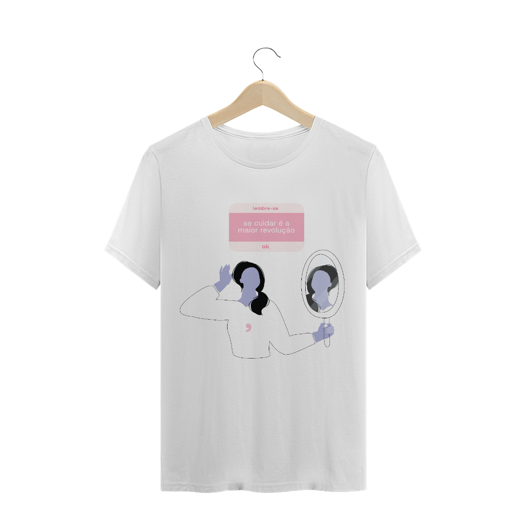 Nome do produto  gal, t-shirt | se cuidar é a maior revolução